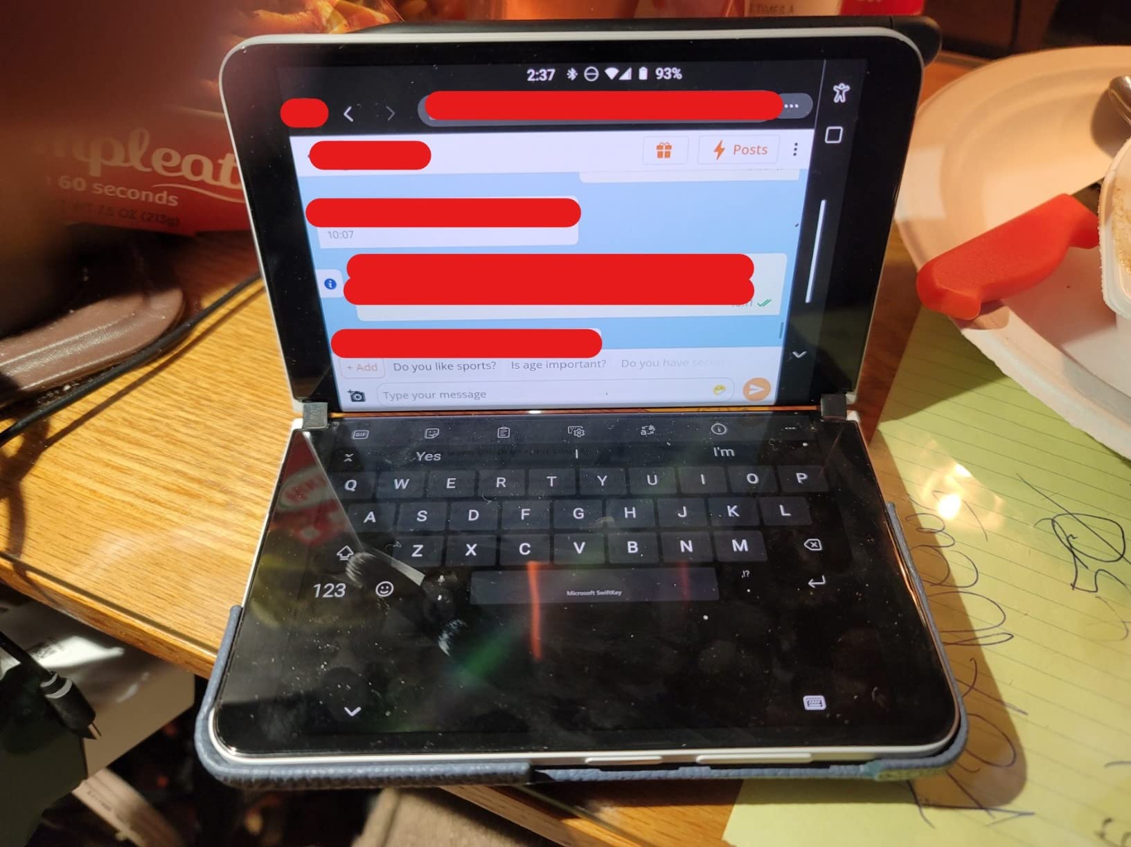 Surface Duo 2 5G 128GB (Unlocked) - Obsidian Customer Review Surface Duo 2 5G 128GB (Unlocked) - Obsidian - Customer Photo 1