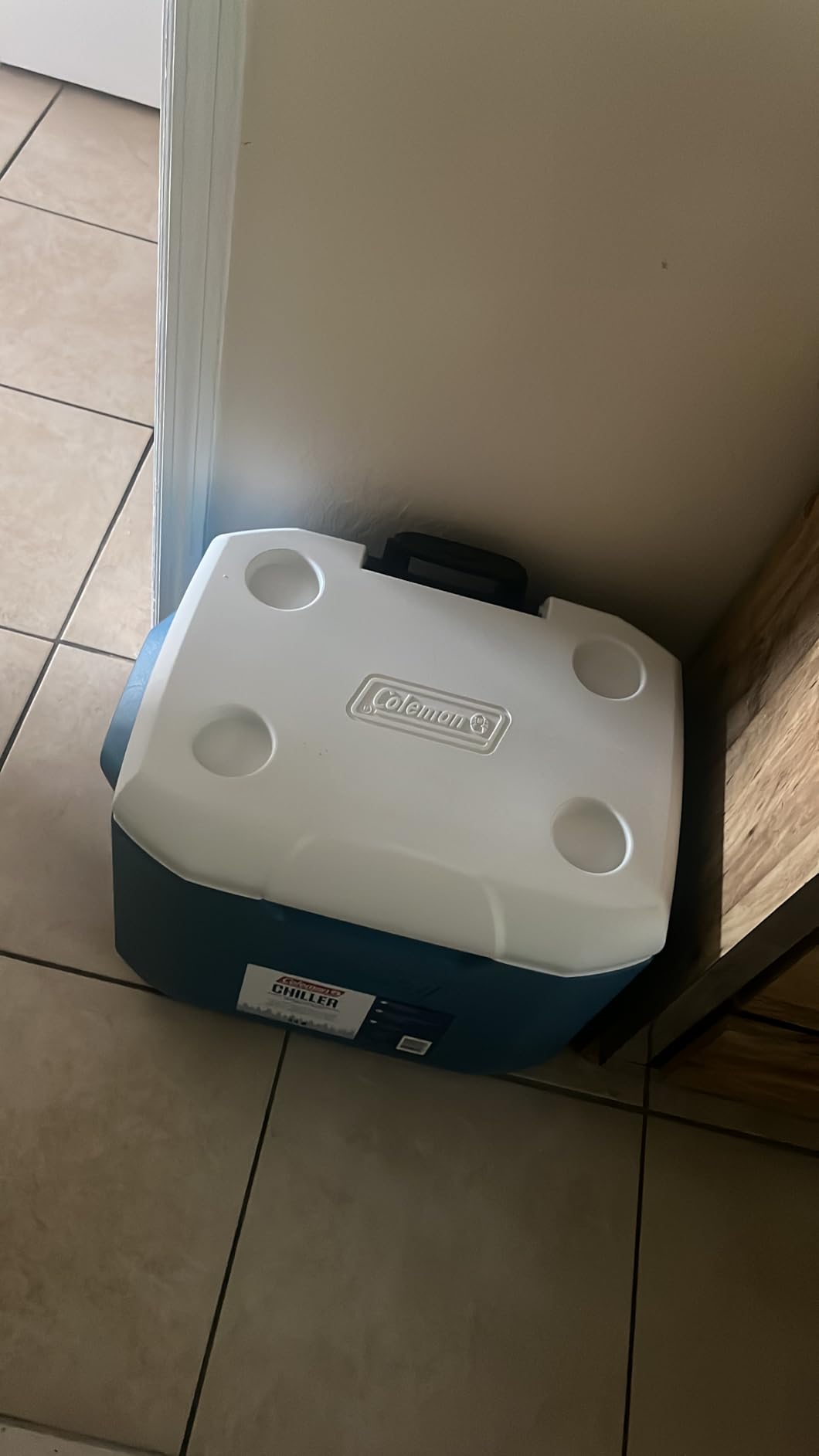 Coleman 60qt Rolling Cooler with Wheels, Insulated Portable Wheeled Chiller with Ice Retention, Made in USA Customer Review Coleman 60qt Rolling Cooler with Wheels, Insulated Portable Wheeled Chiller with Ice Retention, Made in USA - Customer Photo 1