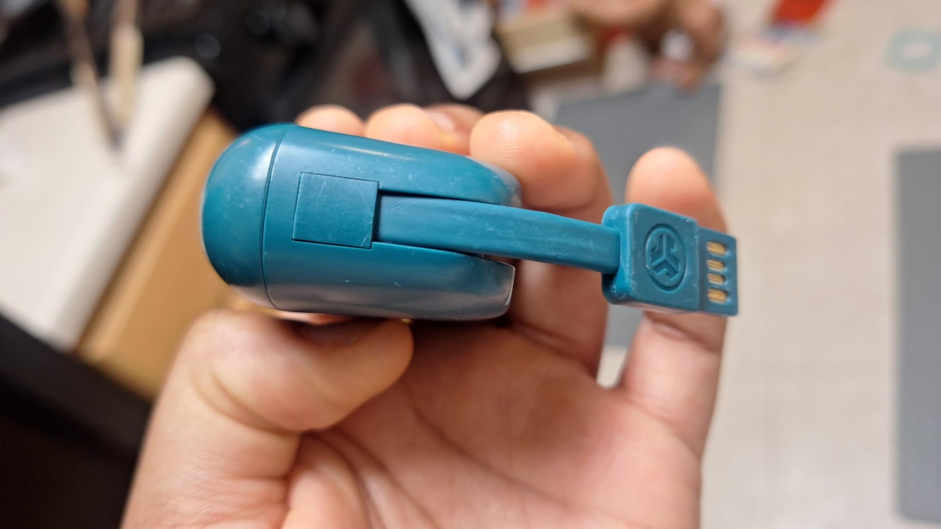 JLab Go Air Pop True Wireless Earbuds, in Ear Headphones, Bluetooth Earphones, Ear Buds with 32H Playtime, Bluetooth Earbuds with Microphone, USB Charging Case, Dual Connect, EQ3 Sound, Rose Customer Review JLab Go Air Pop True Wireless Earbuds, in Ear Headphones, Bluetooth Earphones, Ear Buds with 32H Playtime, Bluetooth Earbuds with Microphone, USB Charging Case, Dual Connect, EQ3 Sound, Rose - Customer Photo 1