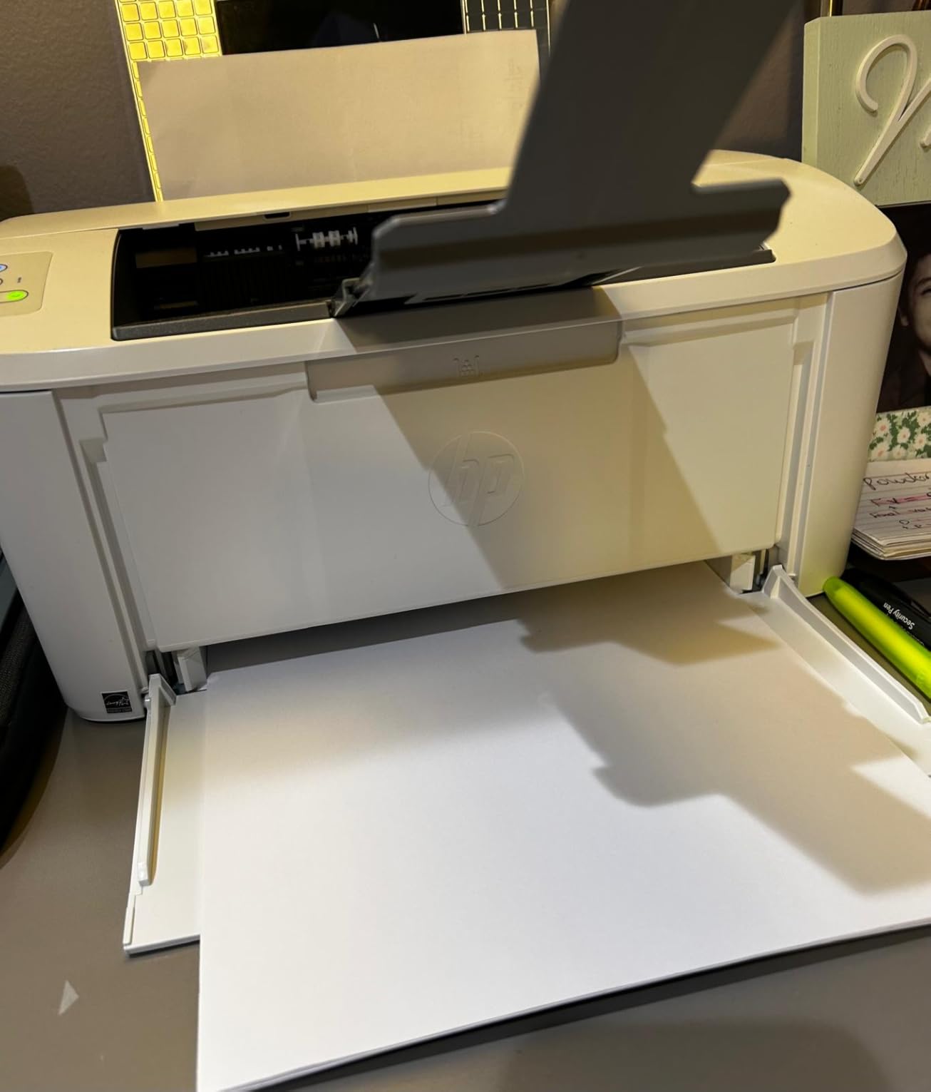 HP LaserJet M110w Wireless Black & White Printer, Print, Fast speeds, Easy setup, Mobile printing, Best-for-small teams - Customer Photo 4