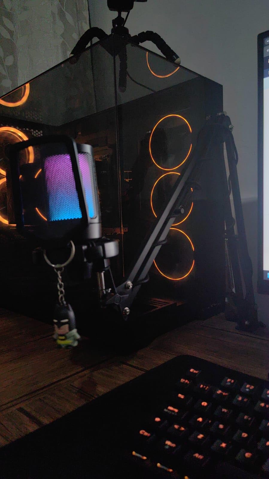 FIFINE Gaming USB Microphone for PC PS5, Condenser Mic with Quick Mute, RGB Indicator, Tripod Stand, Pop Filter, Shock Mount, Gain Control for Streaming Discord Twitch Podcasts Videos- AmpliGame Customer Review FIFINE Gaming USB Microphone for PC PS5, Condenser Mic with Quick Mute, RGB Indicator, Tripod Stand, Pop Filter, Shock Mount, Gain Control for Streaming Discord Twitch Podcasts Videos- AmpliGame - Customer Photo 3