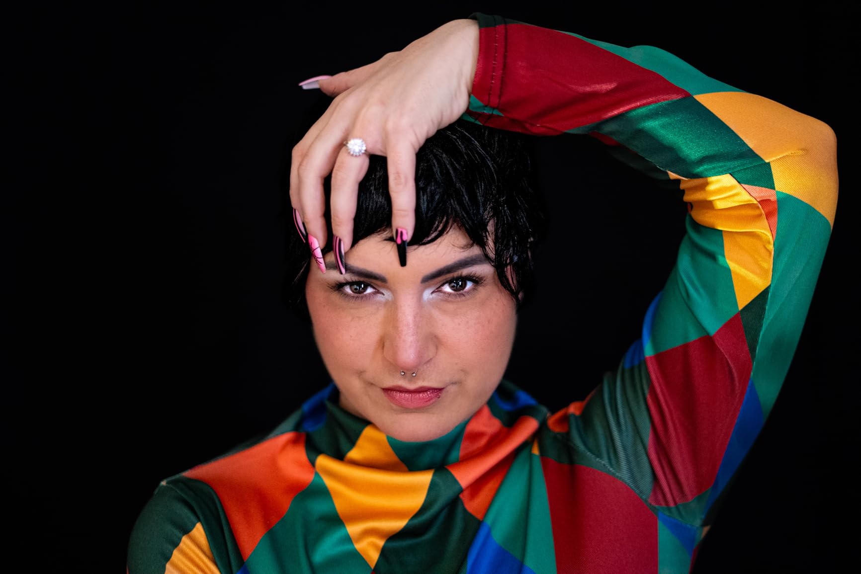 Aimosen 10x8 FT Black Backdrop Background for Photography, Chromakey High Density Polyester Fabric Black Photo Backdrop Curtain Screen Collapsible Seamless for Shoot Portraits Party Video Studio Customer Review Aimosen 10x8 FT Black Backdrop Background for Photography, Chromakey High Density Polyester Fabric Black Photo Backdrop Curtain Screen Collapsible Seamless for Shoot Portraits Party Video Studio - Customer Photo 4