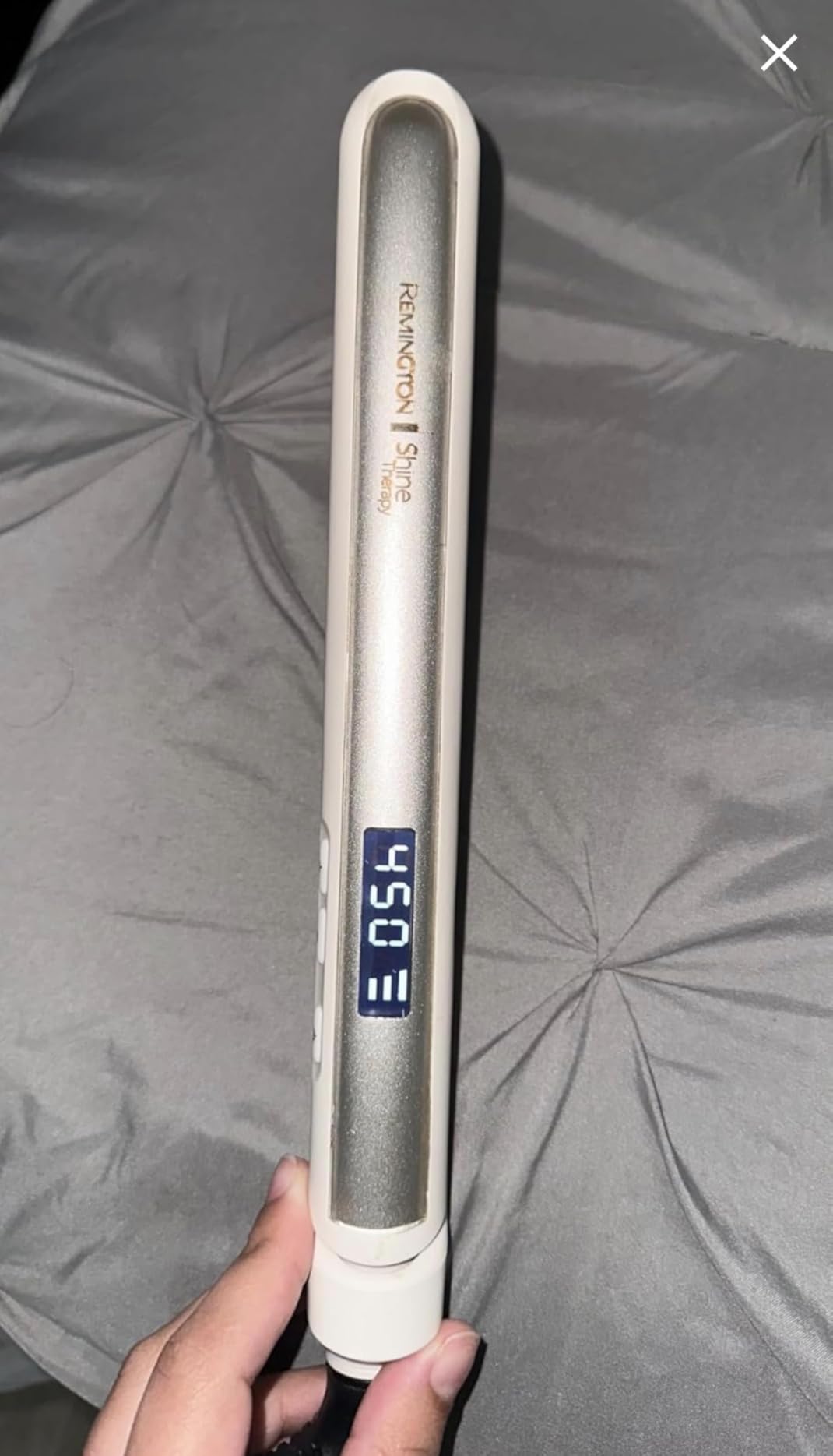 Remington Shine Therapy 2 inch Hair Straightener, Flat Iron Infused with Argan Oil & Keratin, Professional Ceramic Flat Iron for Less Frizz, Shiny & Smooth Hot Styling Tools - Customer Photo 2