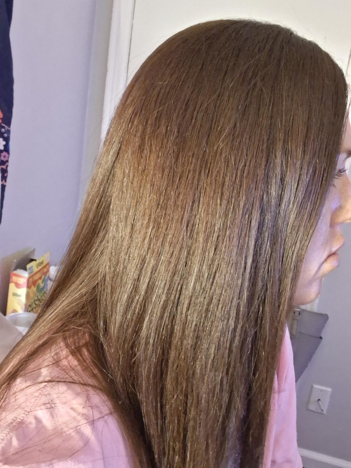 Remington Shine Therapy 2 inch Hair Straightener, Flat Iron Infused with Argan Oil & Keratin, Professional Ceramic Flat Iron for Less Frizz, Shiny & Smooth Hot Styling Tools Customer Review Remington Shine Therapy 2 inch Hair Straightener, Flat Iron Infused with Argan Oil & Keratin, Professional Ceramic Flat Iron for Less Frizz, Shiny & Smooth Hot Styling Tools - Customer Photo 4