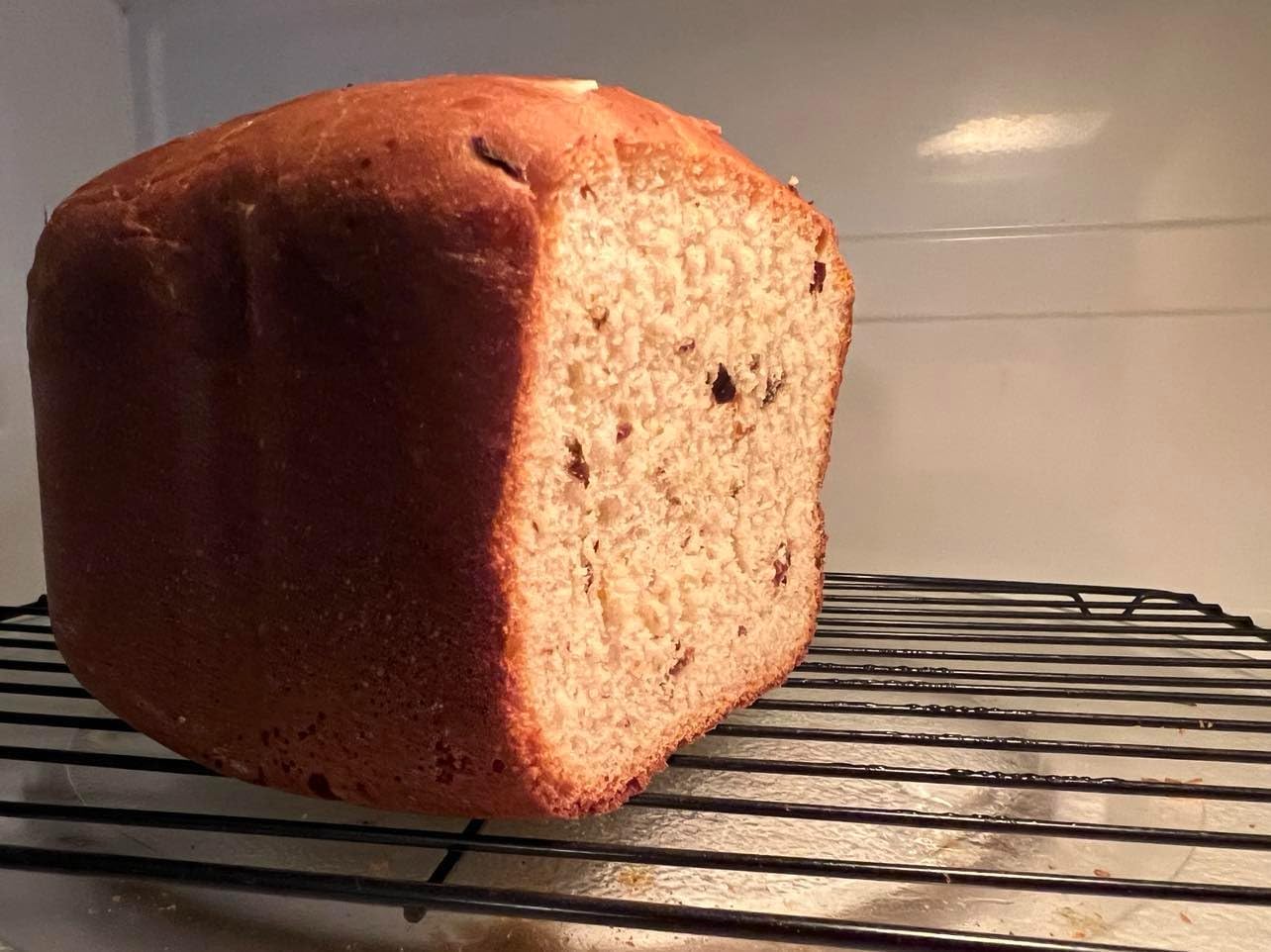 Elite Gourmet EBM8103M Programmable Bread Maker Machine 3 Loaf Sizes, 19 Menu Functions Gluten Free White Wheat Rye French and more, 2 Lbs, Mint - Customer Photo 1