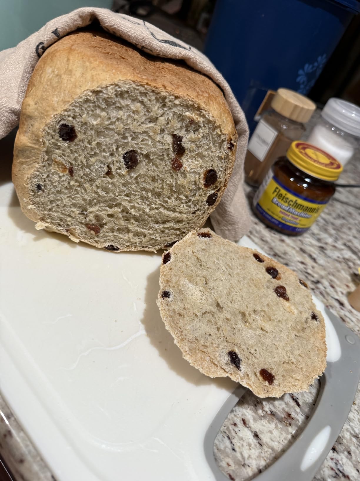 Elite Gourmet EBM8103M Programmable Bread Maker Machine 3 Loaf Sizes, 19 Menu Functions Gluten Free White Wheat Rye French and more, 2 Lbs, Mint - Customer Photo 4