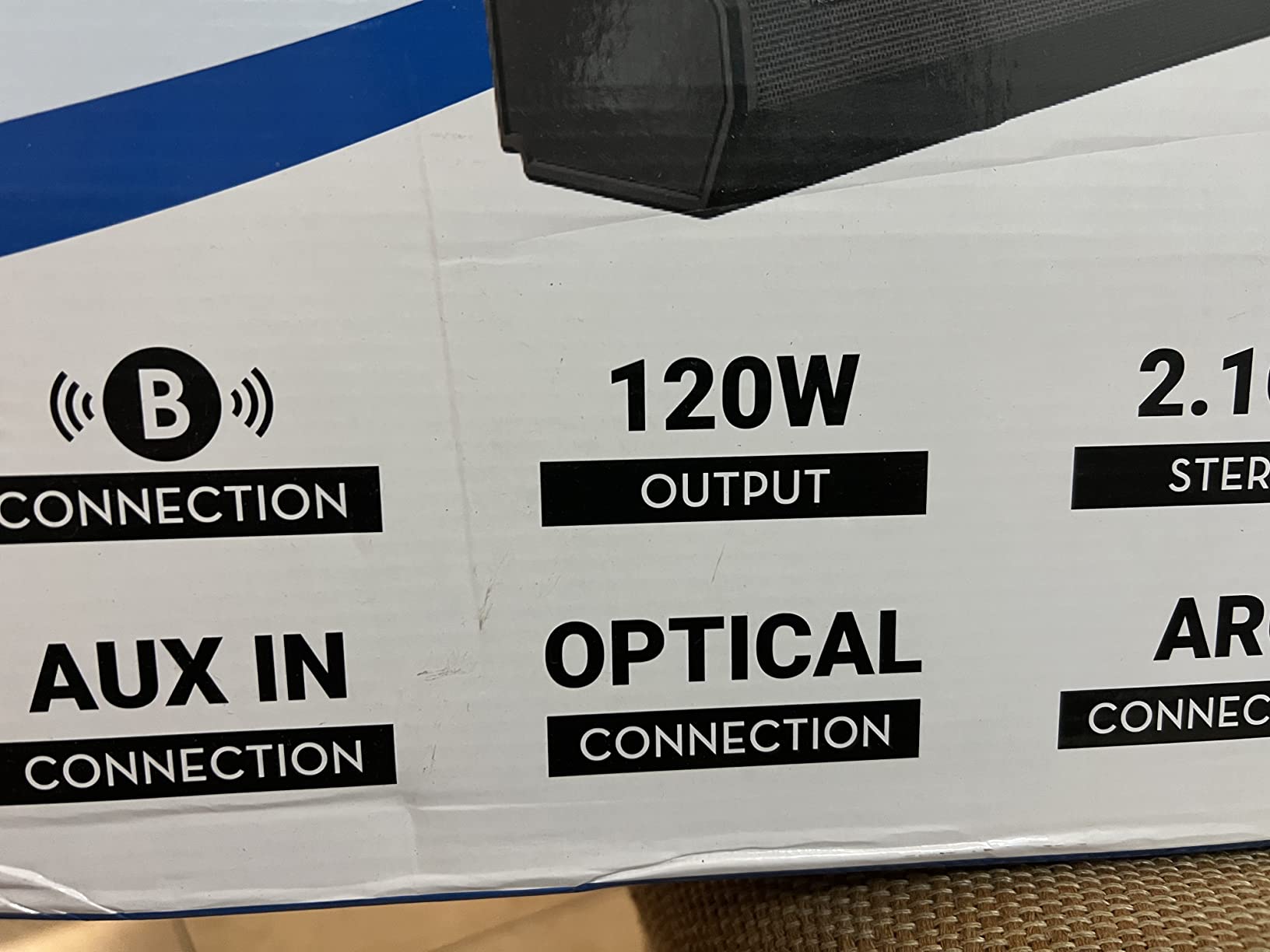 PyleUsa 2.1 Channel TV Soundbar Speaker - Wireless Bluetooth 500W 35'' Sound bar Home Theater Stereo System w/Subwoofer, HDMI-ARC, Optical, USB, AUX, Remote Control - PSBV28HB Customer Review PyleUsa 2.1 Channel TV Soundbar Speaker - Wireless Bluetooth 500W 35'' Sound bar Home Theater Stereo System w/Subwoofer, HDMI-ARC, Optical, USB, AUX, Remote Control - PSBV28HB - Customer Photo 3
