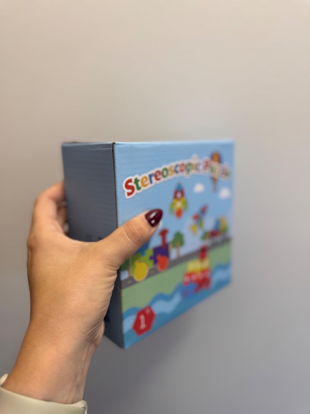 Yetonamr Wooden Toddler Puzzles Gifts Toys for 1 2 3 Years Old Boys Girls, 6 Vehicle Shape Montessori Toys Educational Blocks Stocking Stuffers Kids Gift Baby Learning Toy Age 1-3, 2-4 - Customer Photo 2