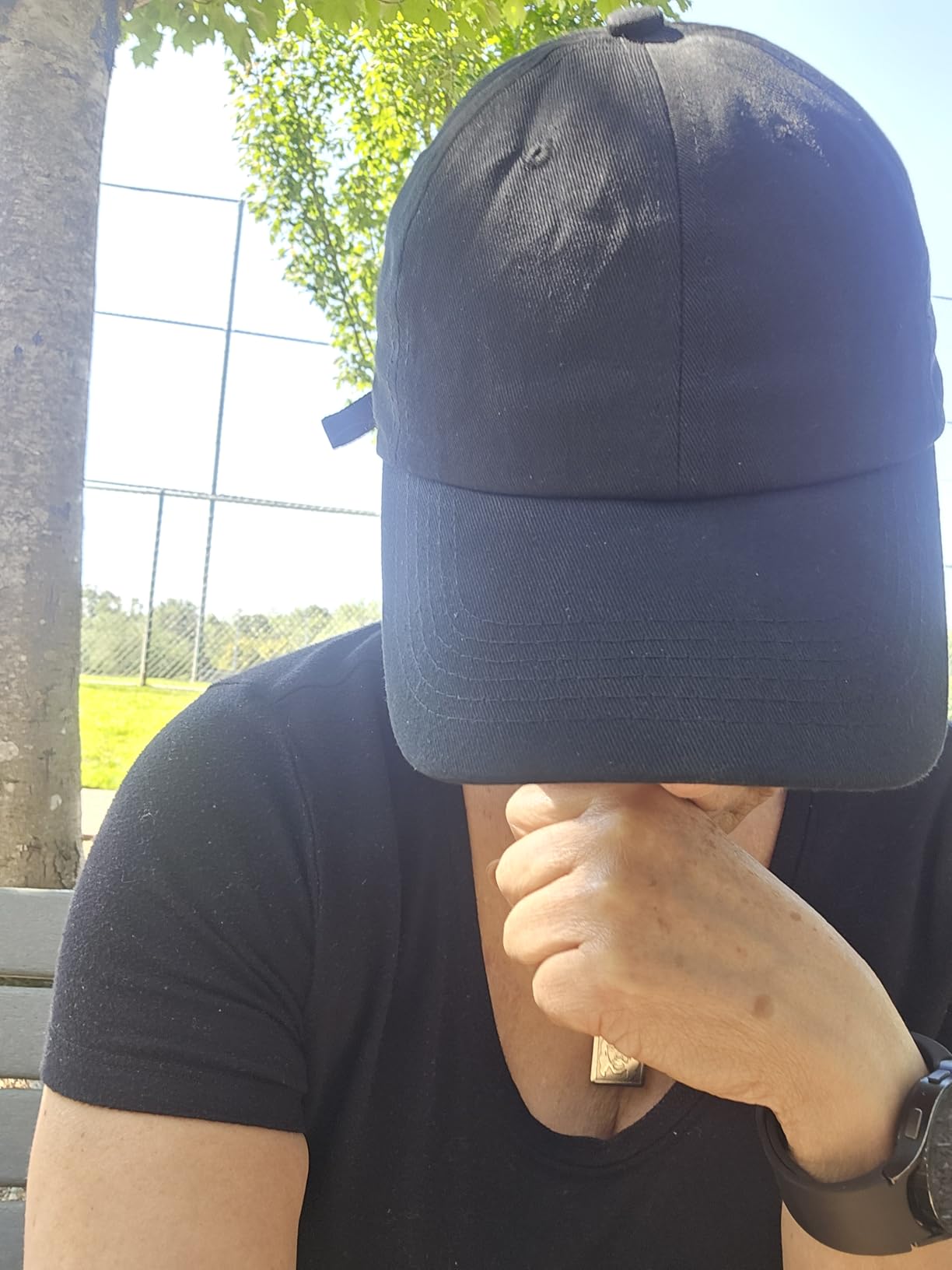 NPQQUAN Original Classic Low Profile Baseball Cap Golf Dad Hat Adjustable Cotton Hats Men Women Unconstructed Plain Cap - Customer Photo 2