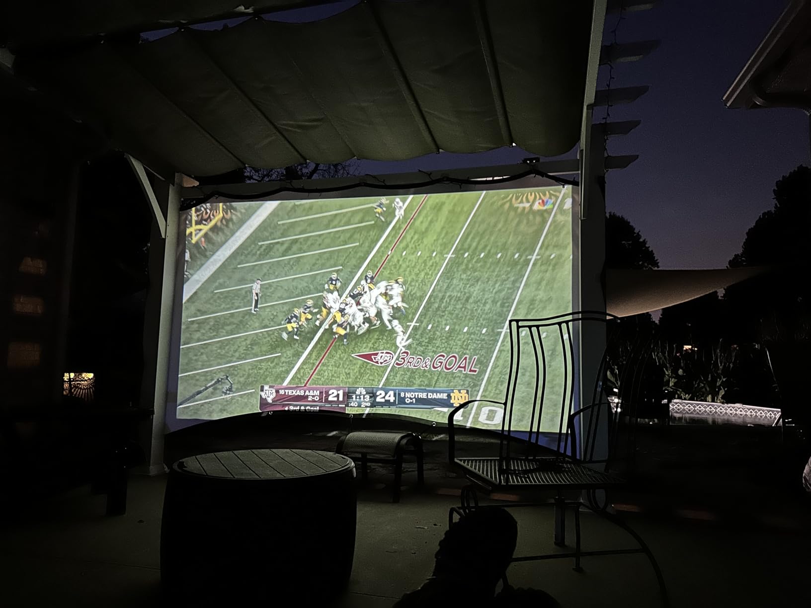 Projector with WiFi and Bluetooth, FUDONI Upgrade Projector Native 1080P 14000L 4K Supported, Portable Movie Outdoor Projector for Home Theater, Compatible w HDMI/USB/TV Stick/Laptop/iOS Android Phone Customer Review Projector with WiFi and Bluetooth, FUDONI Upgrade Projector Native 1080P 14000L 4K Supported, Portable Movie Outdoor Projector for Home Theater, Compatible w HDMI/USB/TV Stick/Laptop/iOS Android Phone - Customer Photo 1