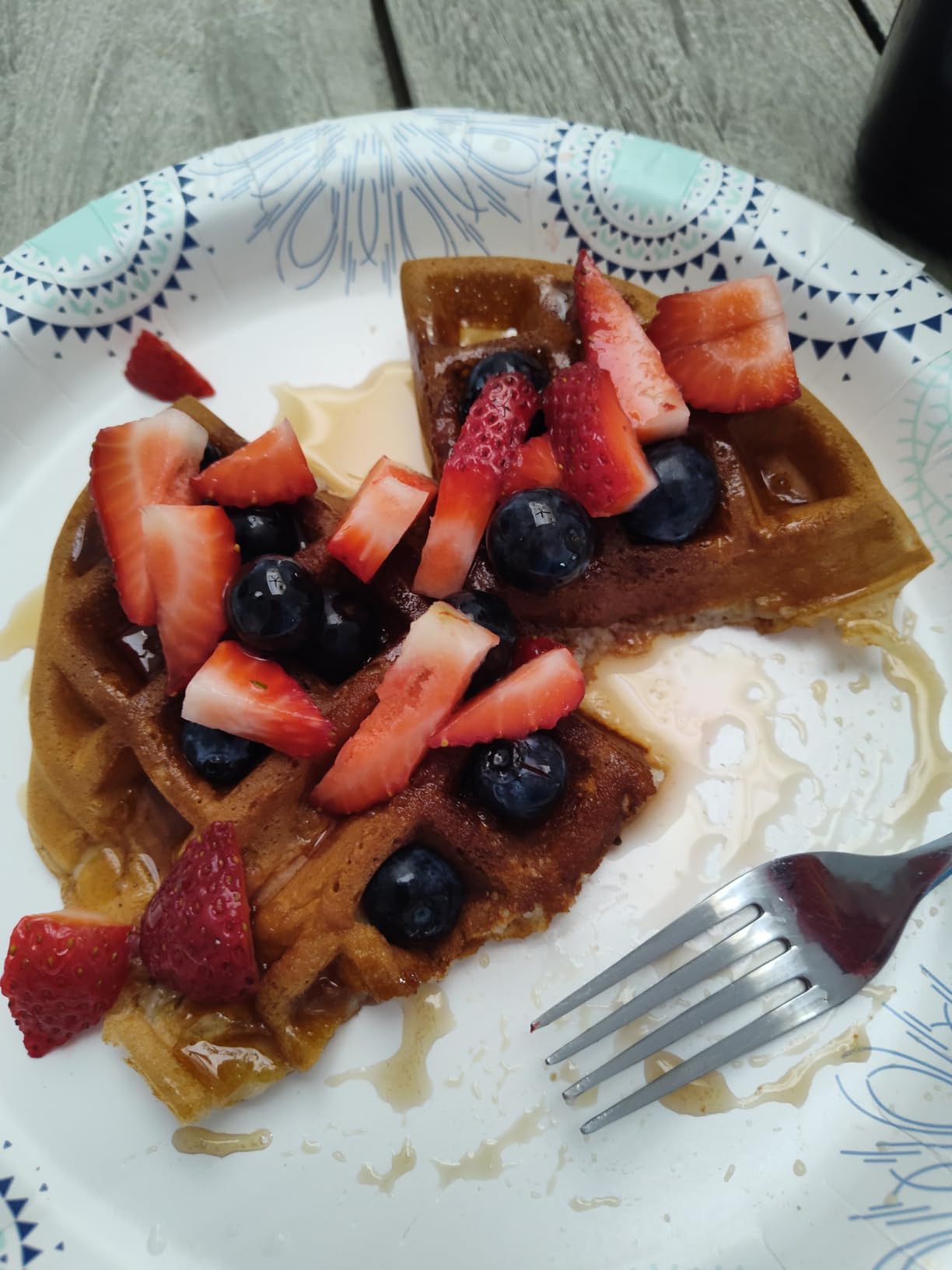 Waffle Maker, 1400W Double Belgian Waffle Iron 180° Flip, 8 Slices in 3 Mins, Rotating & Nonstick Plates, Anti-Scald, Removable Drip Tray Easy to Clean, Cool Touch Handle, Space-Saving Storage(Black) Customer Review Waffle Maker, 1400W Double Belgian Waffle Iron 180° Flip, 8 Slices in 3 Mins, Rotating & Nonstick Plates, Anti-Scald, Removable Drip Tray Easy to Clean, Cool Touch Handle, Space-Saving Storage(Black) - Customer Photo 2