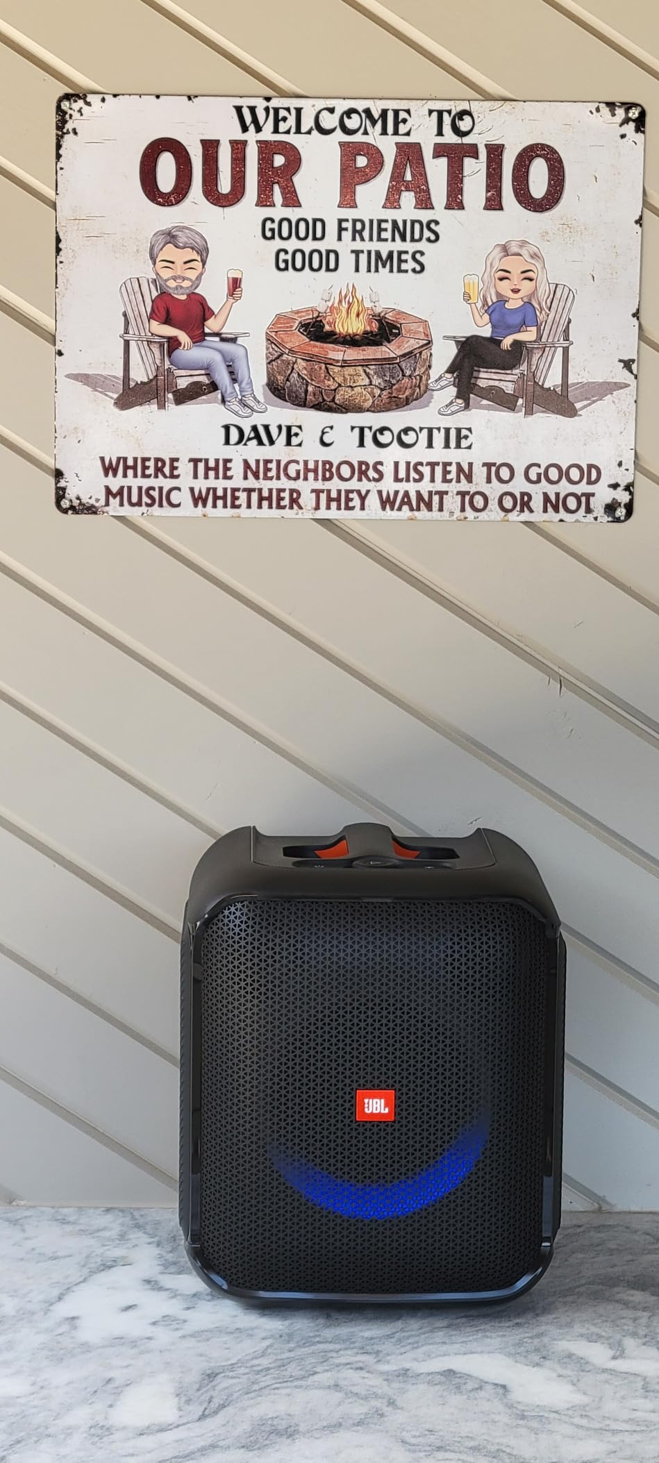 JBL Partybox Encore Essential: 100W Sound, Built-in Dynamic Light Show, and Splash Proof Design, Black - Customer Photo 1