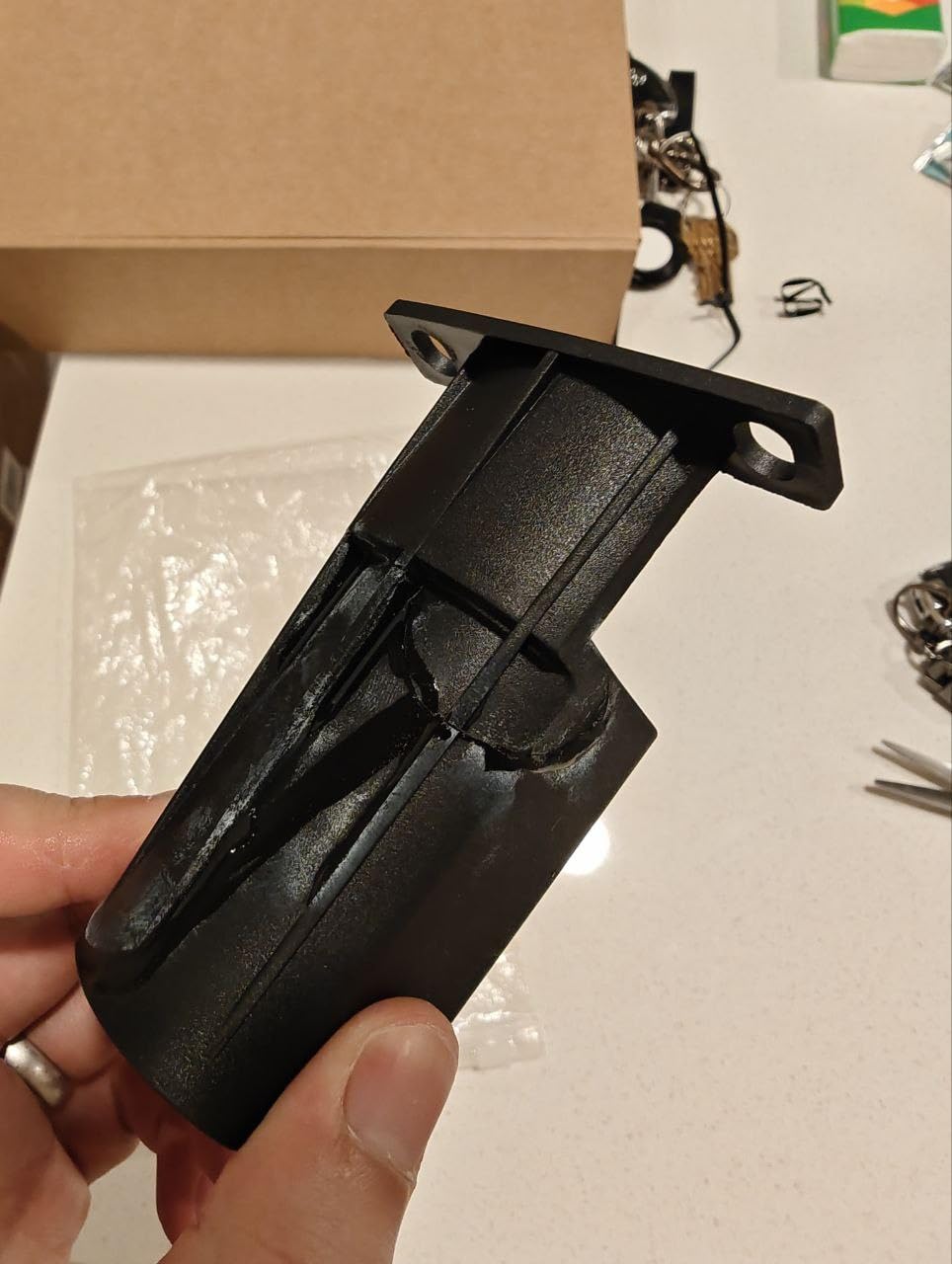 Furmax 55 x 24 Inches Electric Height Adjustable Standing Desk Large Sit Stand Up Desk Home Office Computer Desk Memory Preset with T-Shaped Metal Bracket, Black - Customer Photo 4