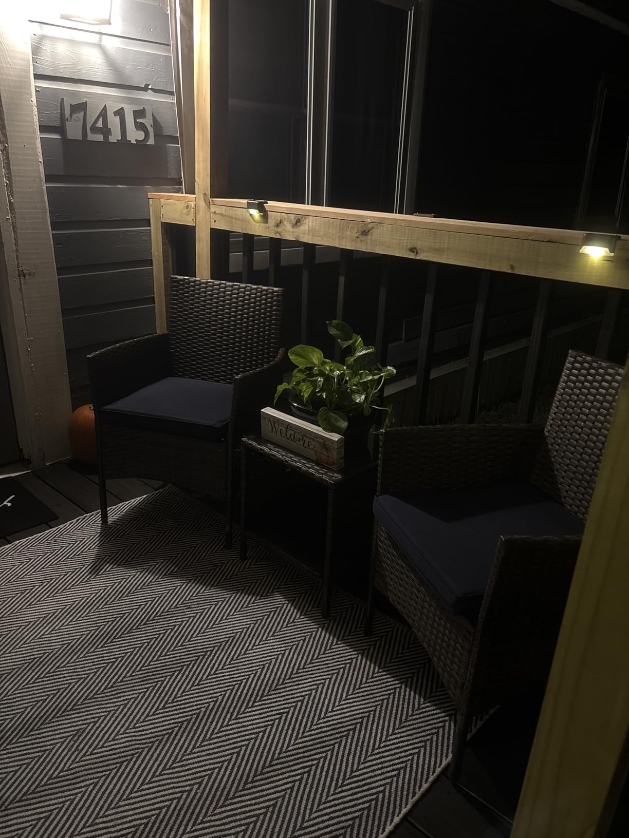 Best Choice Products 3-Piece Outdoor Wicker Conversation Bistro Set, Space Saving Patio Furniture for Garden w/Side Table - Gray/Black - Customer Photo 3