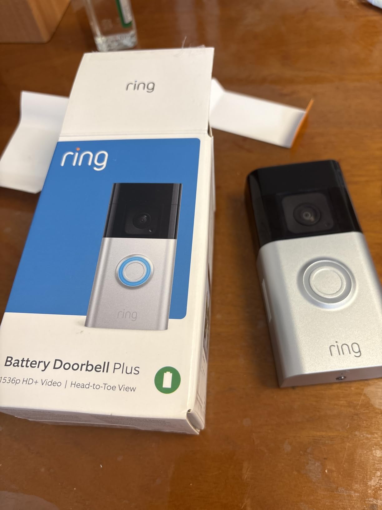 Like-New Ring Battery Doorbell Plus (newest model), Head-to-Toe HD+ Video - Factory Renewed customer photo 1