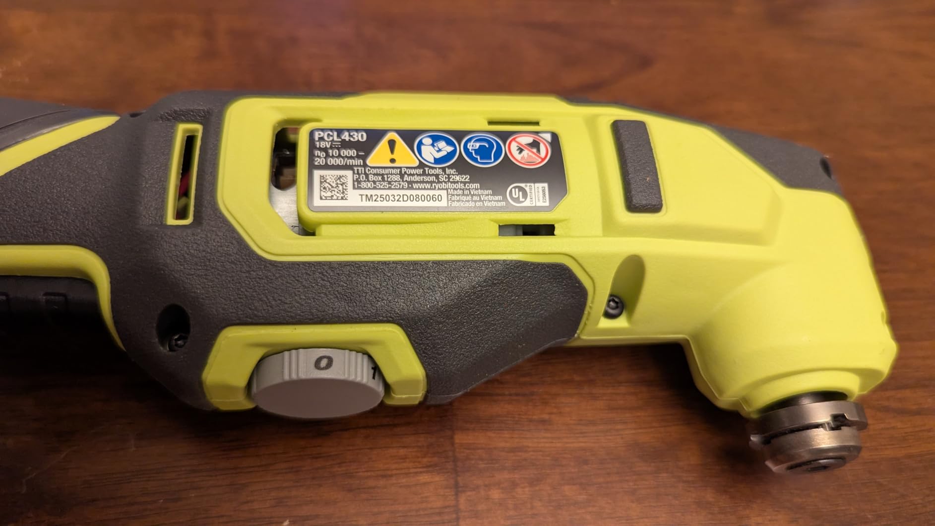 Ryobi 18V Multi Tool - Customer Photo 2