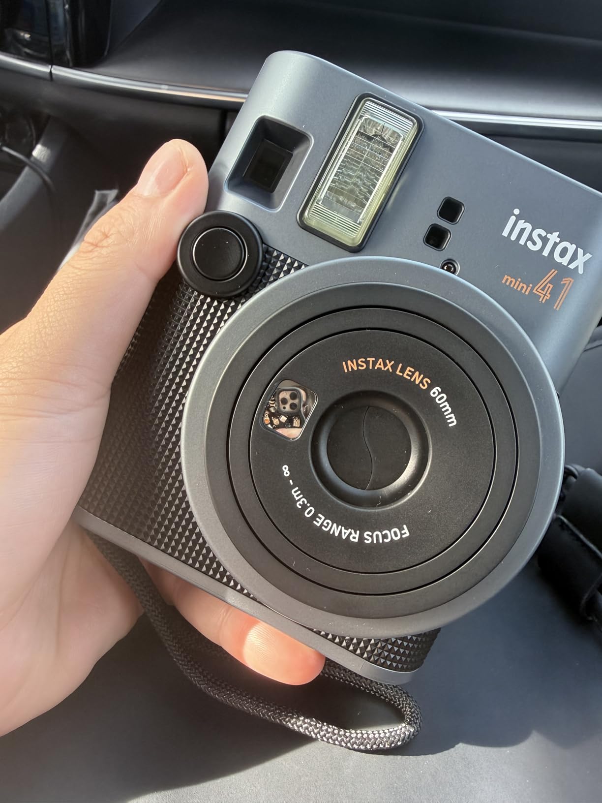 Fujifilm Instax Mini 41 Instant Camera Vintage Black. + Fujifilm Value Pack (40 Sheets) + Shutter Accessories Bundle, Includes Vintage Style Compatible Carrying Case, Black Photo Album 64 Pockets - Customer Photo 5