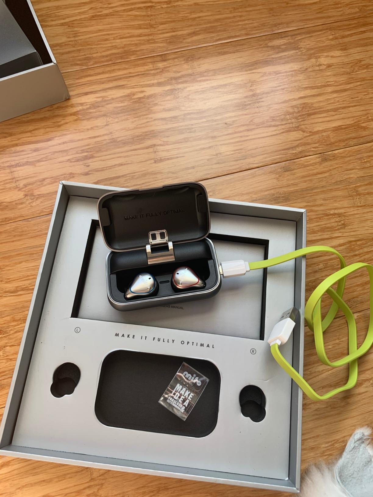 mifo S Active Noise Cancelling True Wireless Earbuds, Bluetooth 5.2 Wireless Sport Headphones with App, ENC Noise Cancelling, IP67 Waterproof Wireless Earbuds with 3 Modes, Built-in 6 Microphone Customer Review mifo S Active Noise Cancelling True Wireless Earbuds, Bluetooth 5.2 Wireless Sport Headphones with App, ENC Noise Cancelling, IP67 Waterproof Wireless Earbuds with 3 Modes, Built-in 6 Microphone - Customer Photo 2