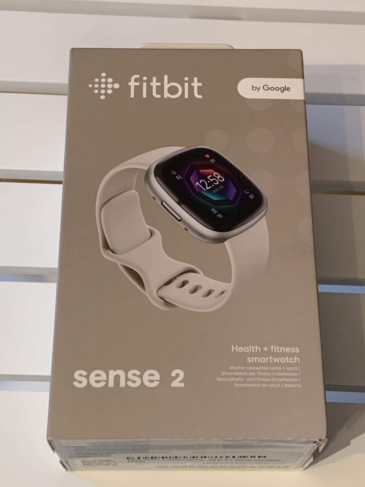 Fitbit Sense 2 Advanced Health and Fitness Smartwatch with Tools to Manage Stress and Sleep, ECG App, SpO2, 24/7 Heart Rate and GPS, Shadow Grey/Graphite, One Size (S & L Bands Included) - Customer Photo 1