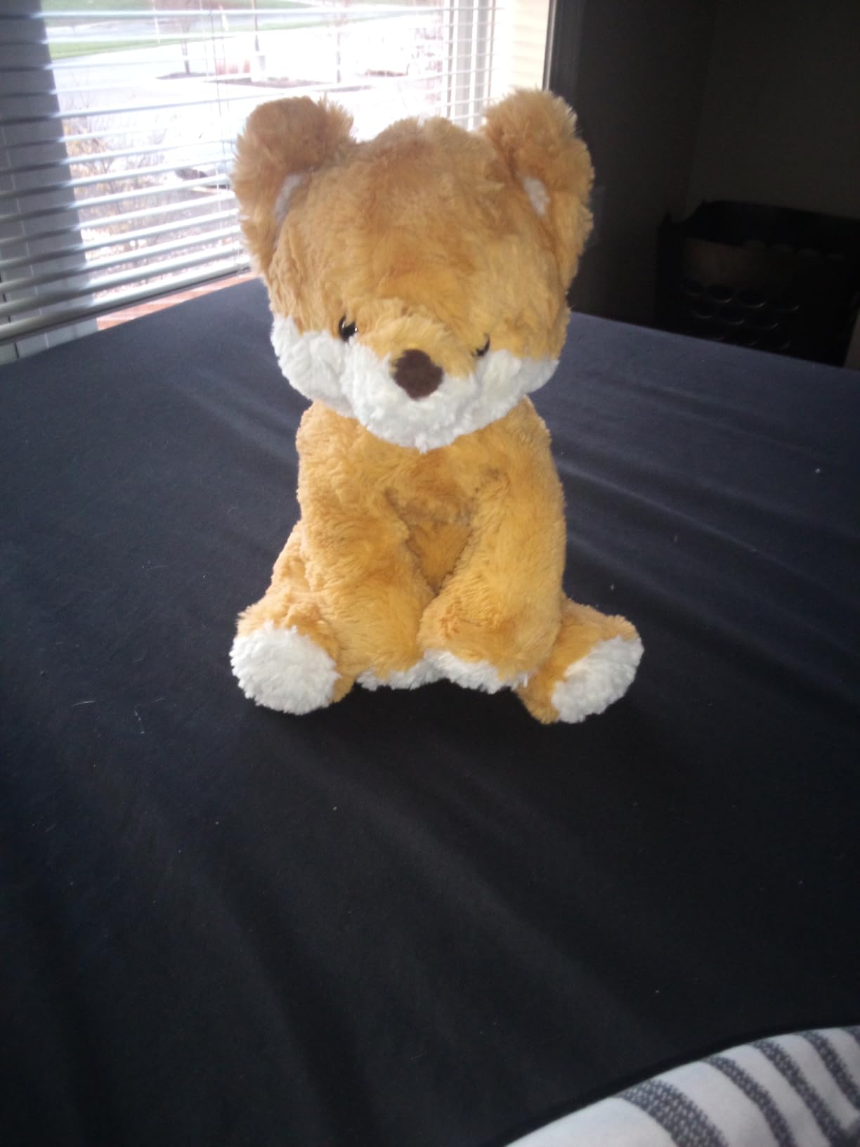 GUND Cozys Collection Cow, Stuffed Animal for Ages 1 and Up, Spring Decor Plush Toy, Cream/Blue, 10