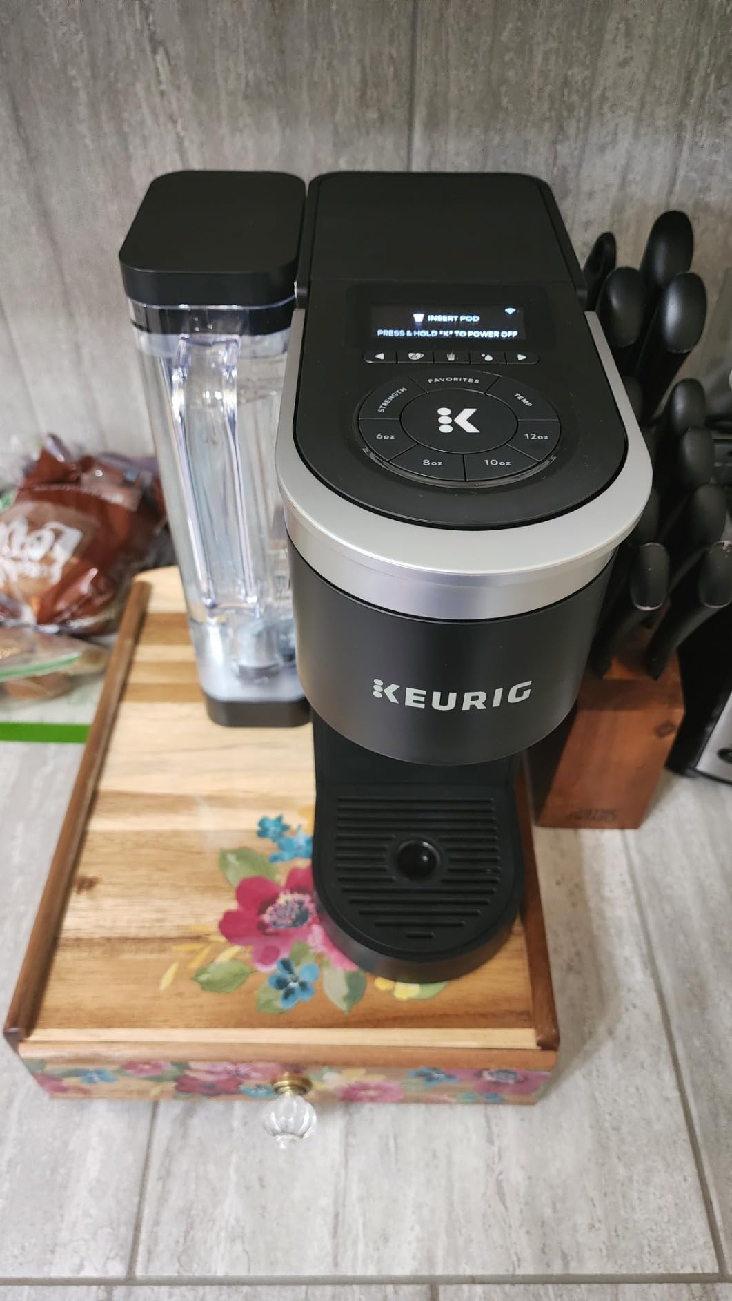 Keurig K-Supreme SMART Coffee Maker, MultiStream Technology, Brews 6-12oz Cup Sizes, Black - Customer Photo 1