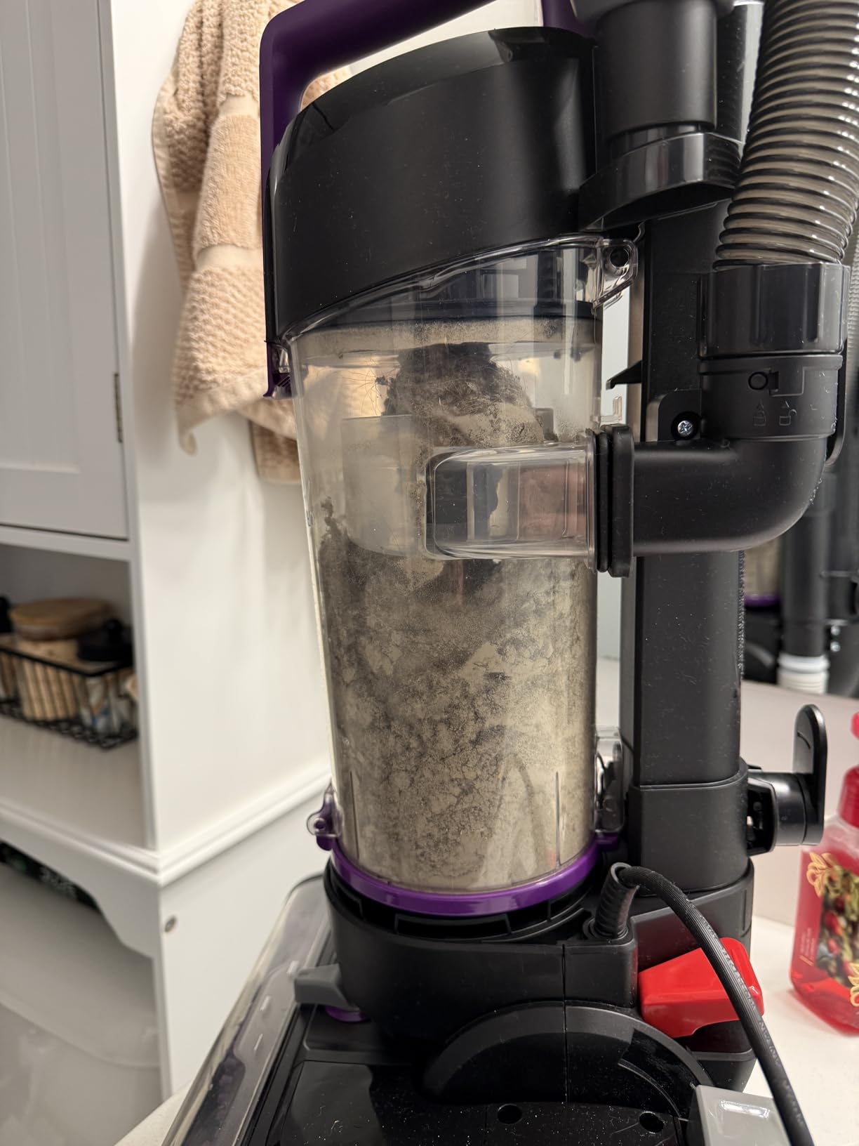 Bissell CleanView Compact Turbo Upright Vacuum with Quick Release Wand, Full Size Power, Compact Size for Apartments & Dorms, 3437F - Customer Photo 3