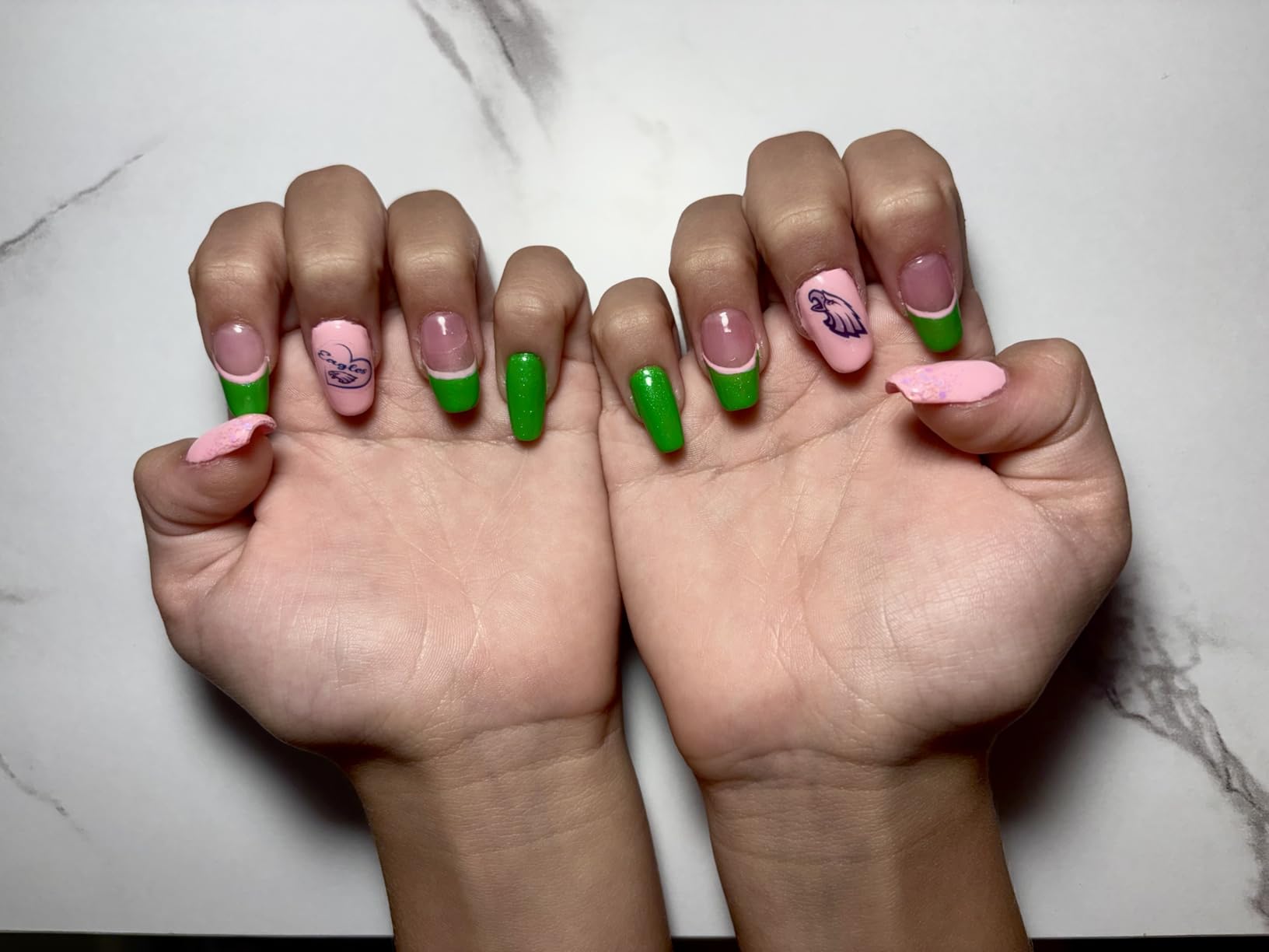 72W UV LED Nail Lamp Light Dryer for Nails Gel Polish with 18 Beads 3 Timer Setting & LCD Touch Display Screen, Auto Sensor, Professional Nails, White - Customer Photo 2