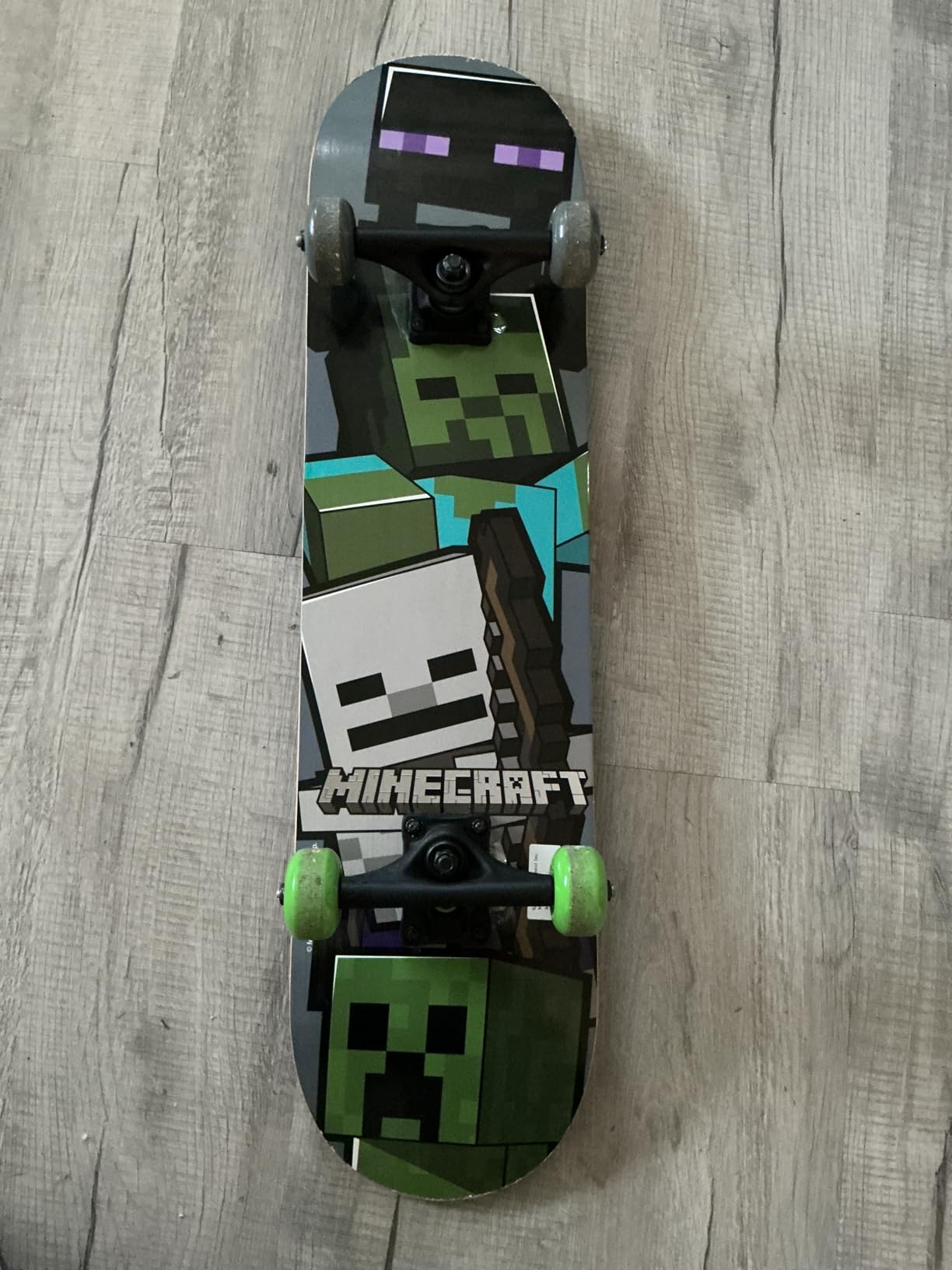 Skateboard with Printed Graphic Grip Tape - Great for Kids and Teens, Cruiser Skateboard with ABEC 5 Bearings, Durable Deck, Smooth Wheels customer photo 1