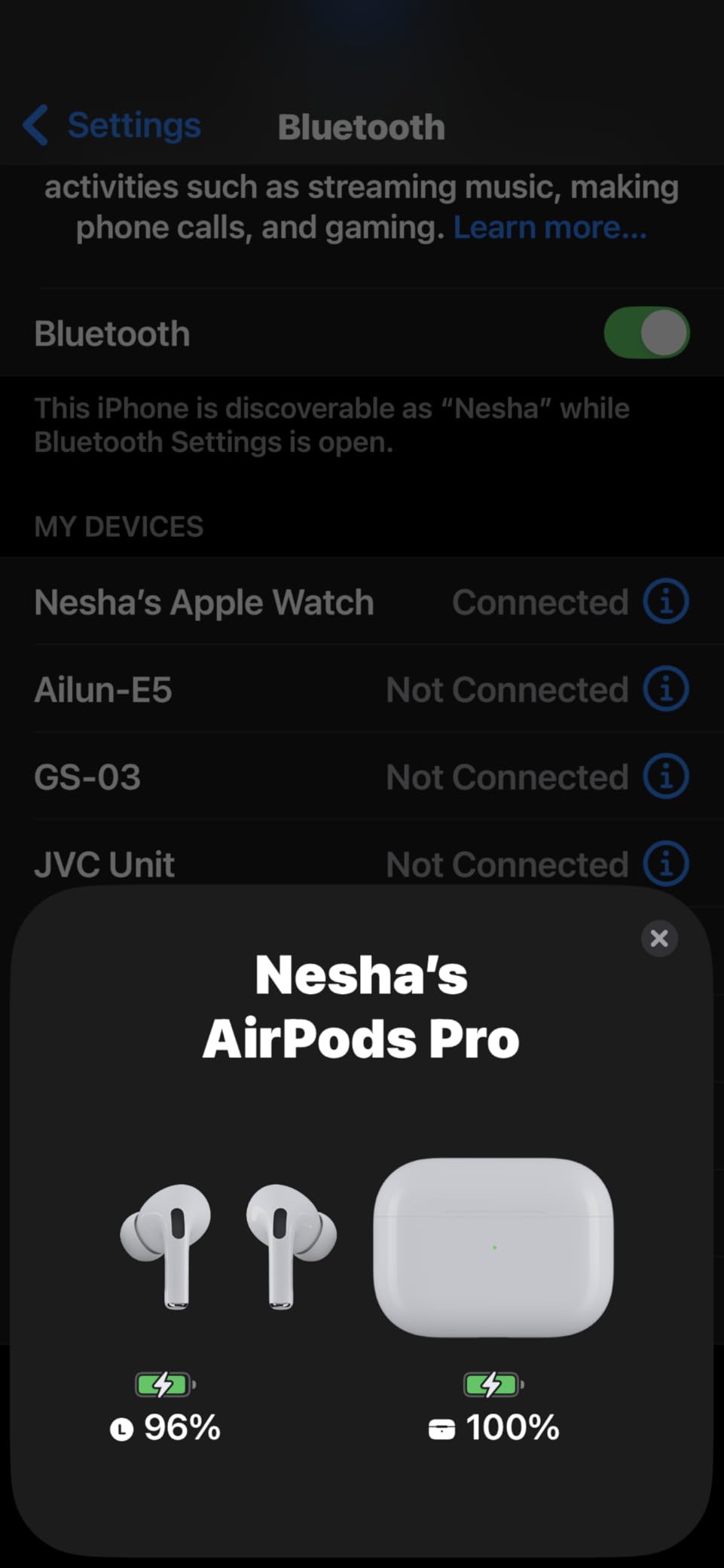 Apple AirPods Pro Wireless Earbuds with MagSafe Charging Case (Renewed) - Customer Photo 2