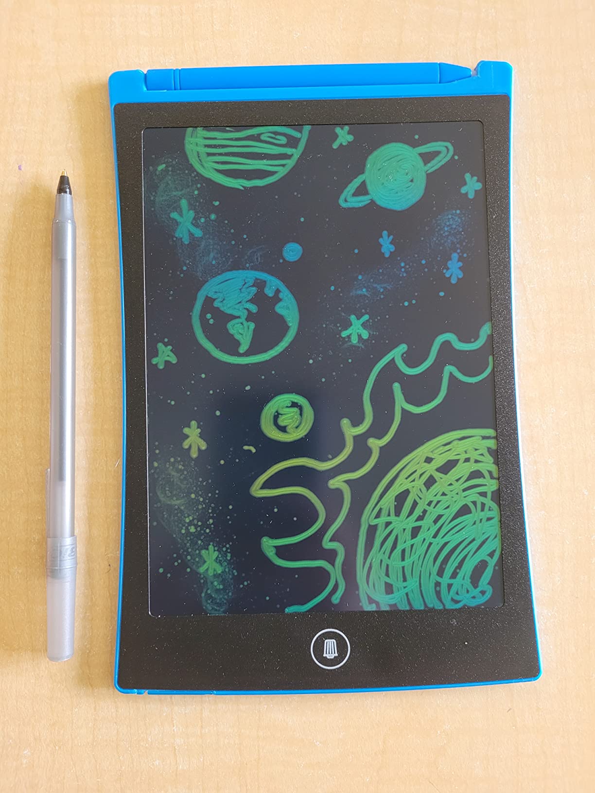 bravokids 2 Pack LCD Writing Tablet with Stylus, 8.5 inch Colorful Doodle Board Drawing Pad for Kids, Travel Games Activity Learning Toys, Birthday Gift for Age 3 4 5 6 7 8 Year Old Boys Girls - Customer Photo 4