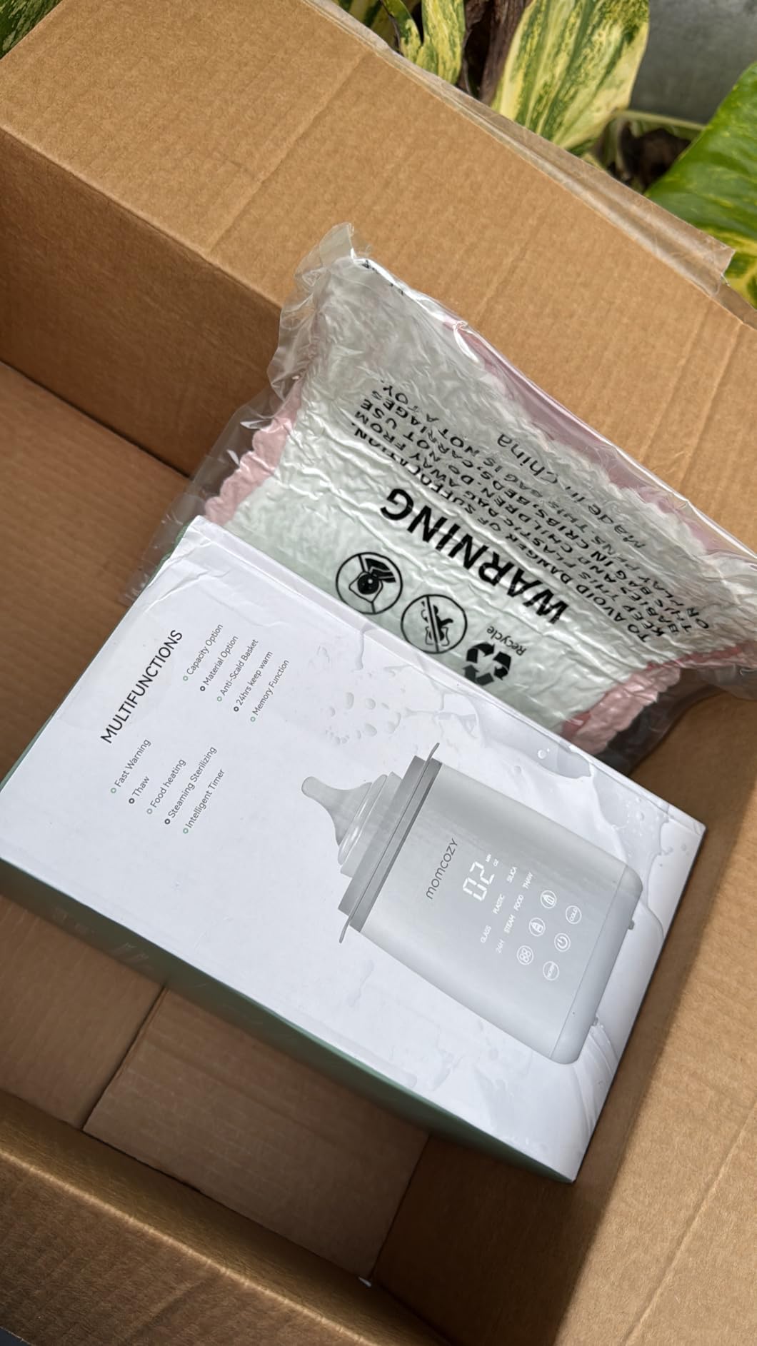 Momcozy Bottle Warmer, Fast Bottle Warmers for All Bottles with Timer, Accurate Temperature Control and Automatic Shut-Off, Multifunctional Bottle Warmer for Breastmilk - Customer Photo 3