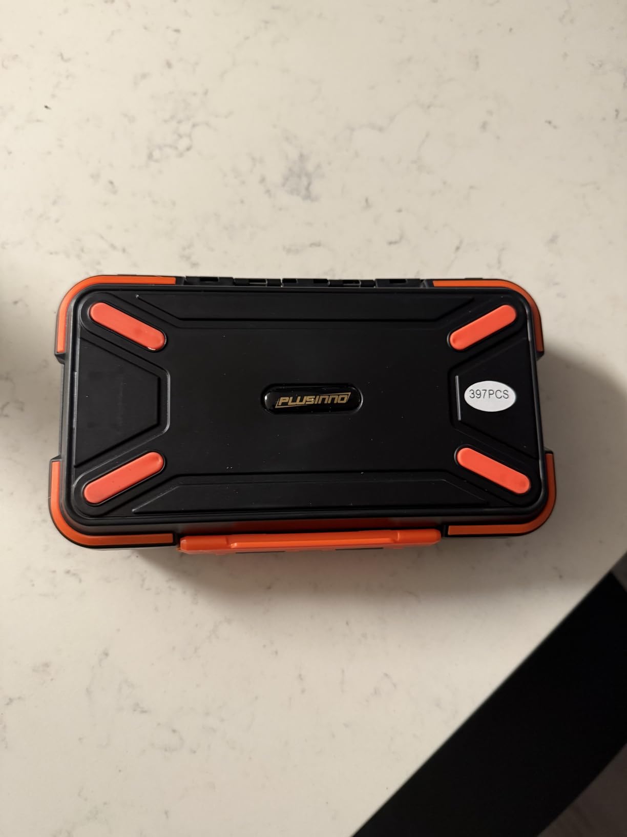 PLUSINNO 264/397pcs Fishing Accessories Kit, Organized Fishing Tackle Box with Tackle Included, Fishing Hooks, Fishing Weights Sinkers, Swivels, Beads, Fishing Gear Set Equipment for Bass Trout - Customer Photo 2