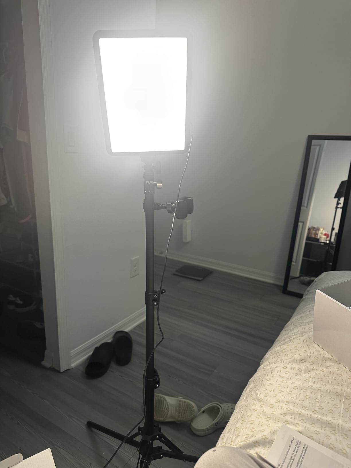 2-Pack LED Video Light Kit, NiceVeedi Studio Light, 2800-6500K Dimmable Photography Lighting Kit with Tripod Stand&Phone Holder, 73 2-Pack LED Video Light Kit, NiceVeedi Studio Light, 2800-6500K Dimmable Photography Lighting Kit with Tripod Stand&Phone Holder, 73