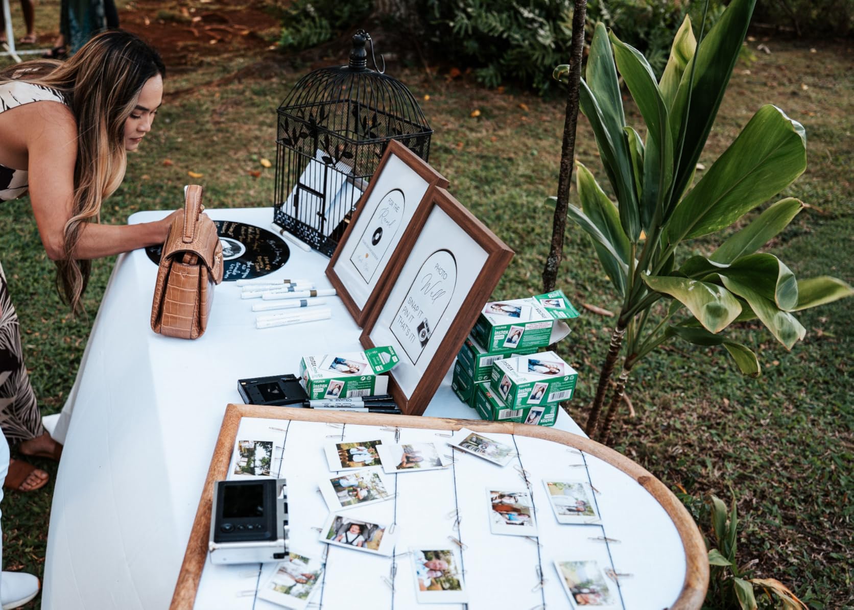 Fujifilm Instax Mini EVO Hybrid Black Instant Camera | Instax Mini Twin Pack Instant Film | 32GB microSD Card with Adapter | Black Camera Case - Customer Photo 1