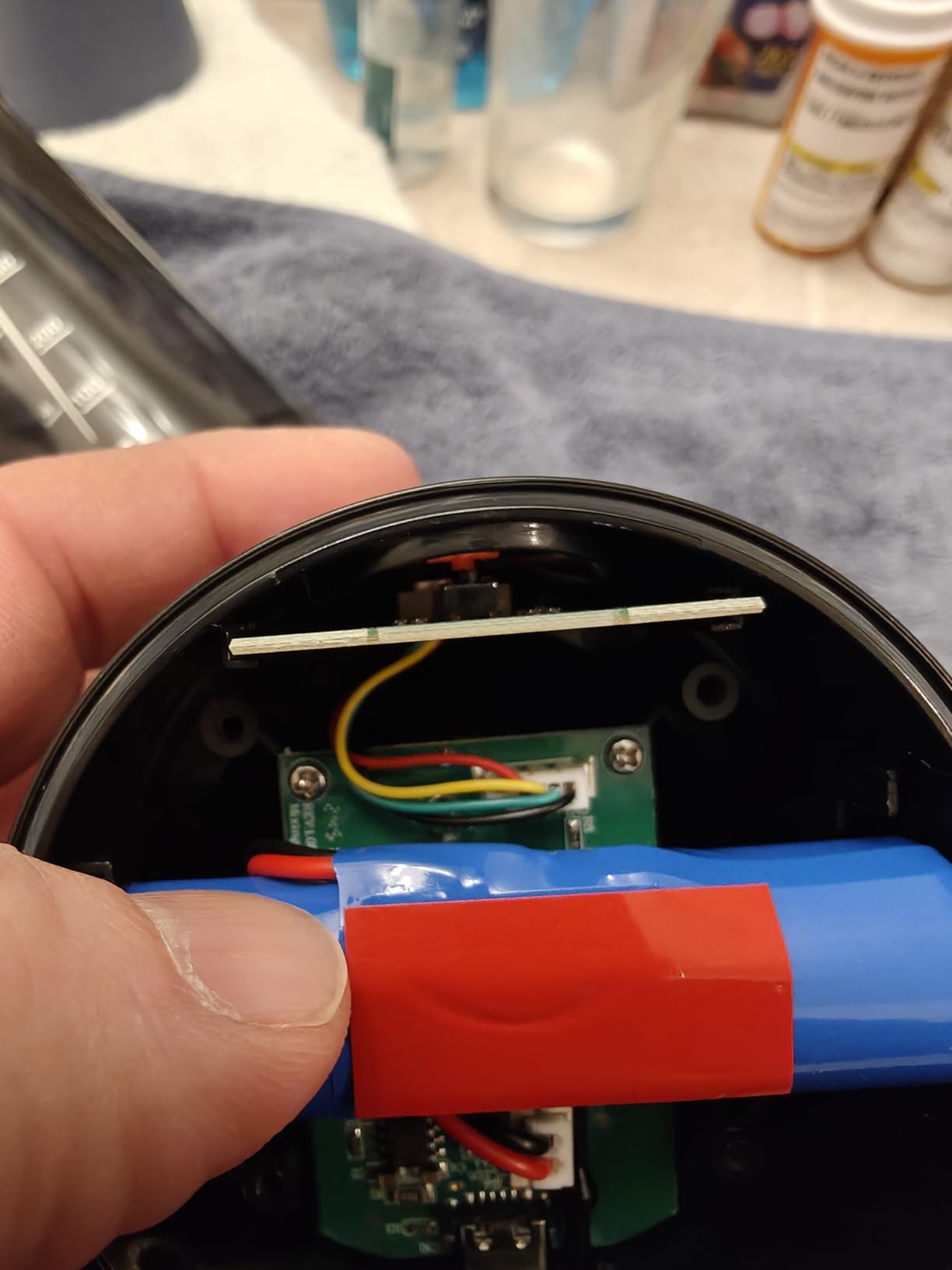 VOLTRX Electric Protein Shaker Bottle - USB Rechargeable Mixer Cup for Shakes and Meal Replacements, BPA-Free Tritan, 24oz - Customer Photo 1