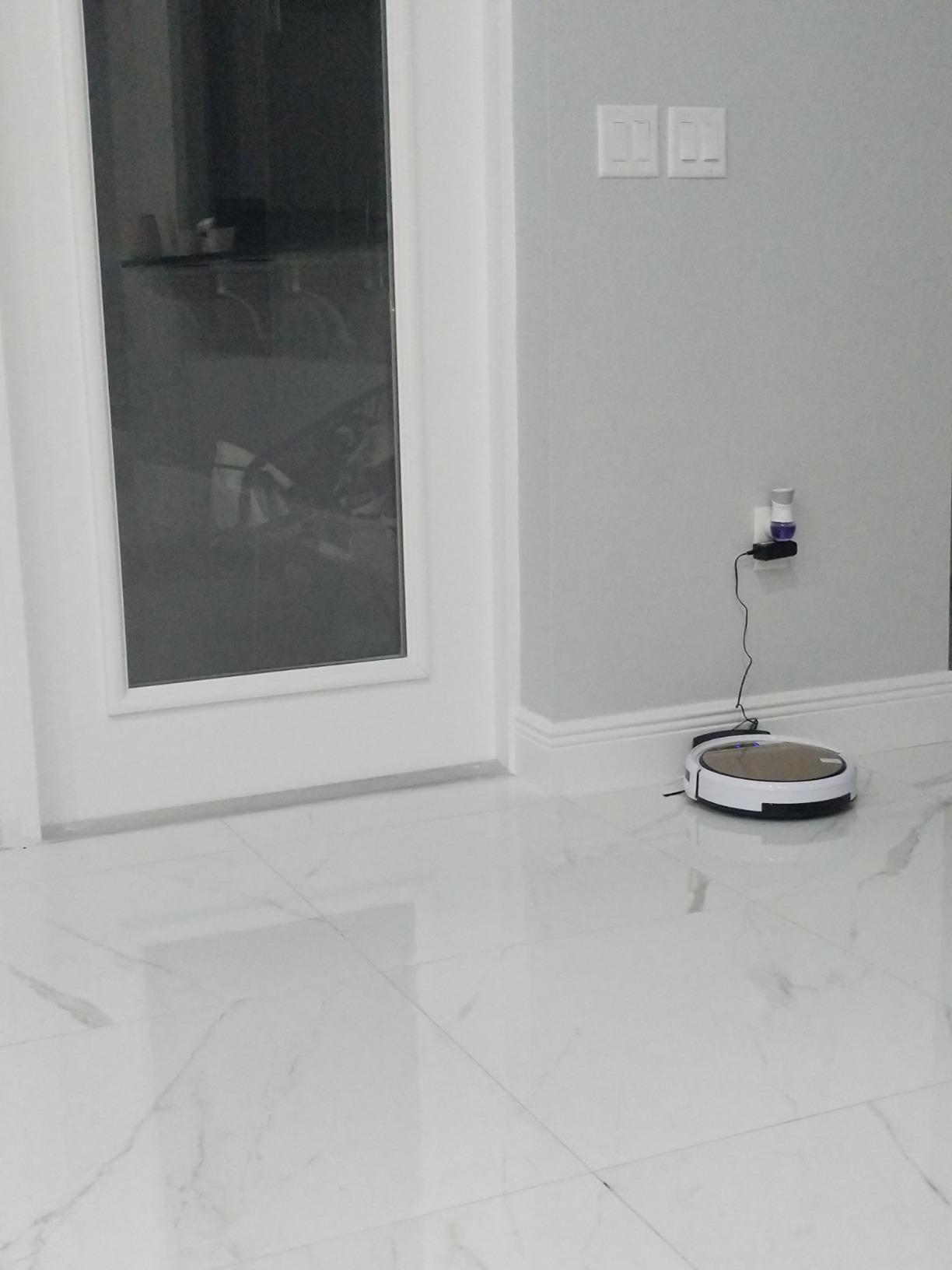 ILIFE V5s Plus Robot Vacuum and Mop Combo with Wi-Fi/App/Alexa, Automatic Self-Charging Robotic Vacuum Cleaner, Slim and Quiet, Cleans Hard Floors Carpets and Pet Hair (V5s Pro Upgrade Version) - Customer Photo 3
