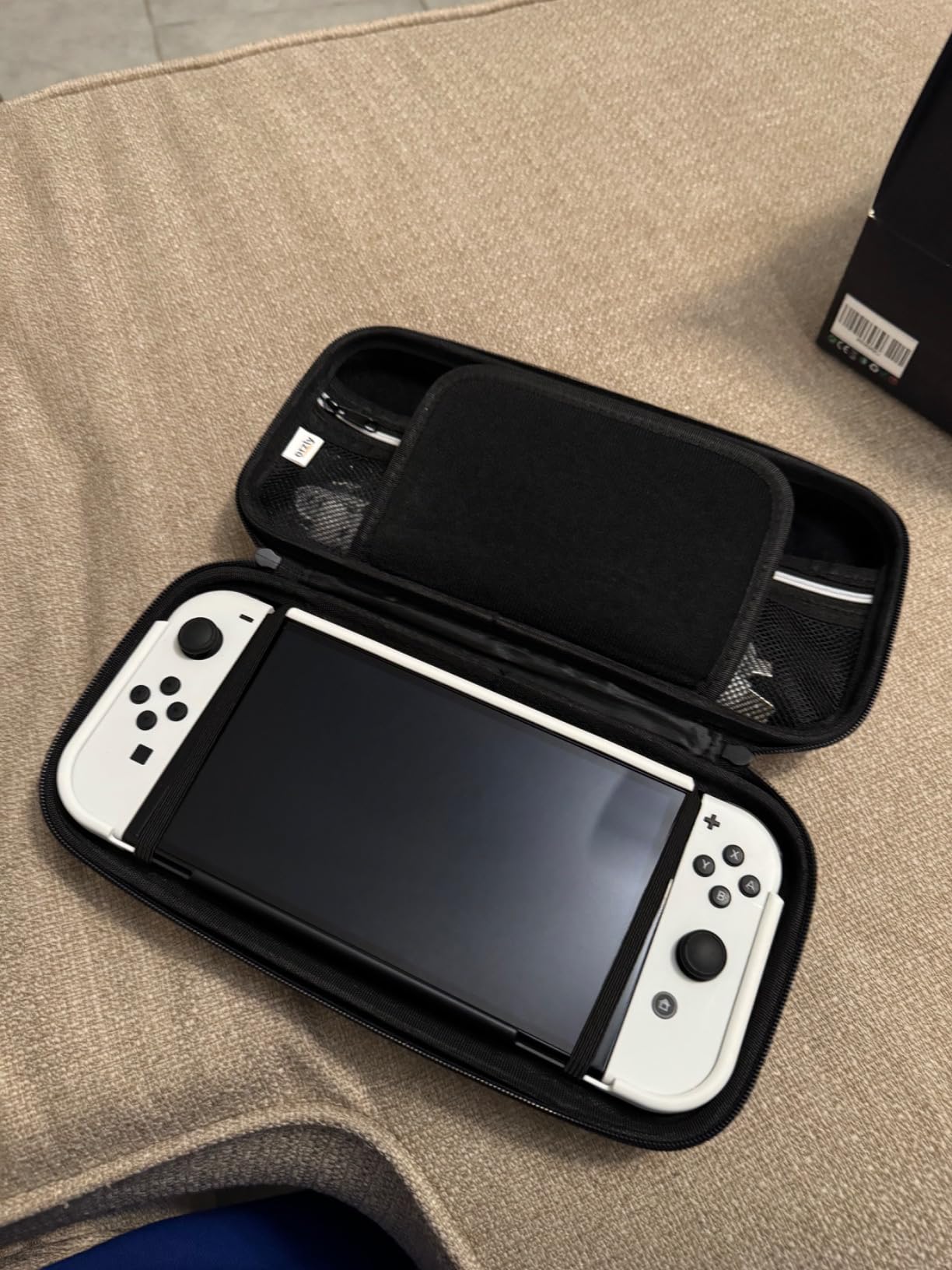 Orzly Accessory Bundle kit for Nintendo Switch Oled Accessories Essentials Pack Case and Screen Protector Comfort Grip Cover Headphones charger cable Games holder and more - Gift boxed OLED Edition Customer Review Orzly Accessory Bundle kit for Nintendo Switch Oled Accessories Essentials Pack Case and Screen Protector Comfort Grip Cover Headphones charger cable Games holder and more - Gift boxed OLED Edition - Customer Photo 1