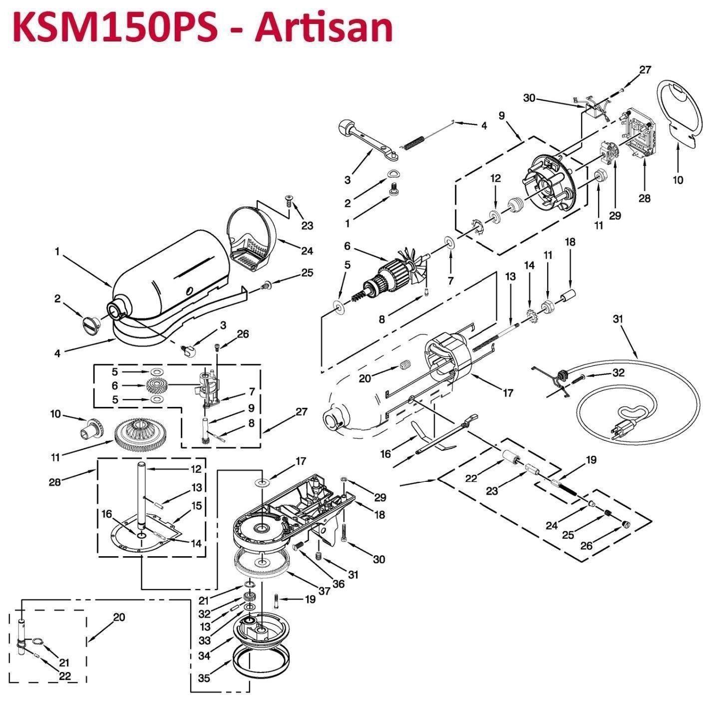 KitchenAid KSM8990CU 8-Quart Commercial Countertop Mixer, 10-Speed, Gear-Driven, Contour Silver - Customer Photo 1
