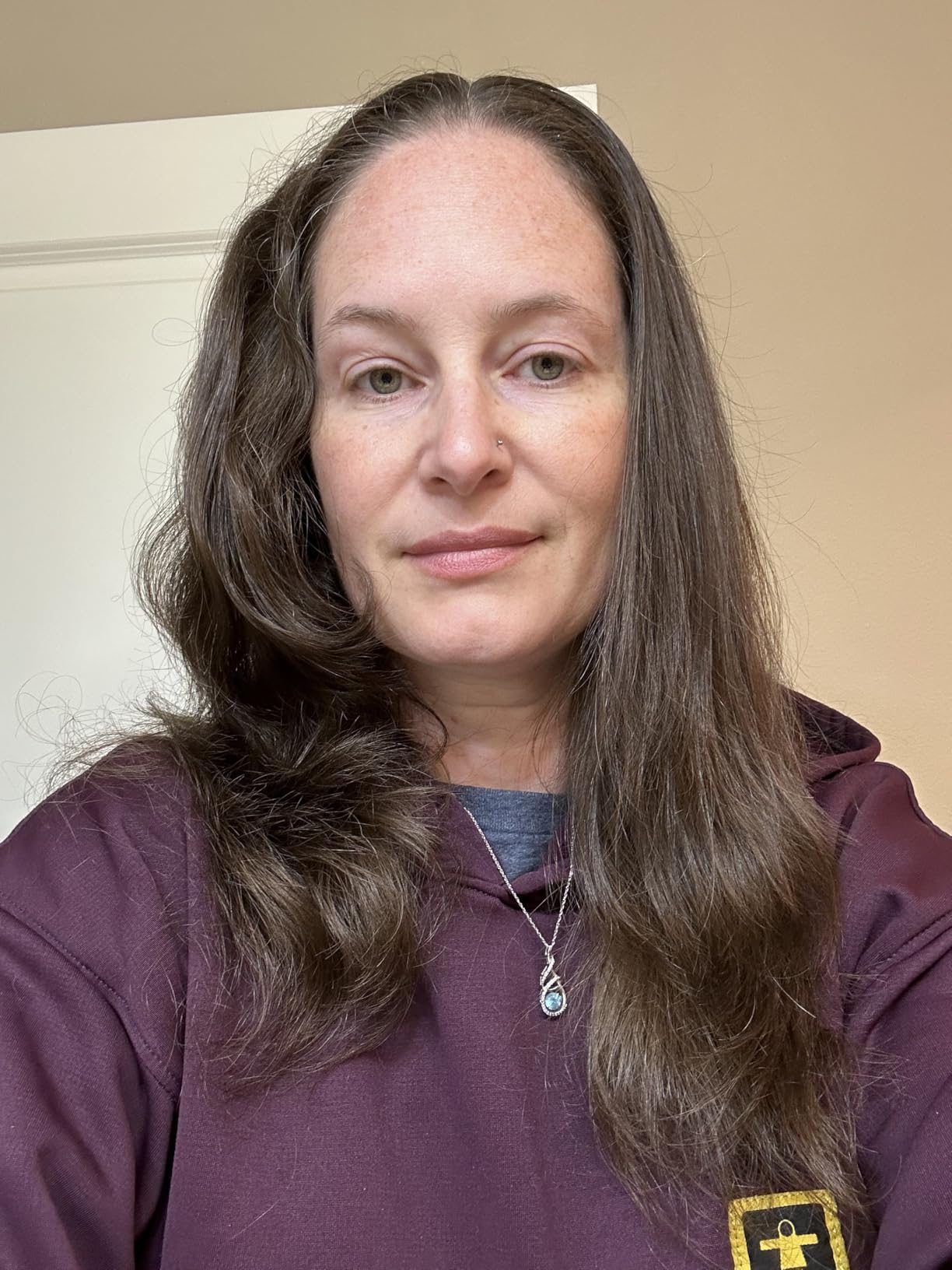 TYMO Hair Straightener Brush - Upgraded Ionic Plus Straightening Brush with Dense Bristles, 16 Temps, Dual Voltage | Ceramic Hot Comb for Women | Flat Iron for Thick Curly Hair, Black Customer Review TYMO Hair Straightener Brush - Upgraded Ionic Plus Straightening Brush with Dense Bristles, 16 Temps, Dual Voltage | Ceramic Hot Comb for Women | Flat Iron for Thick Curly Hair, Black - Customer Photo 4