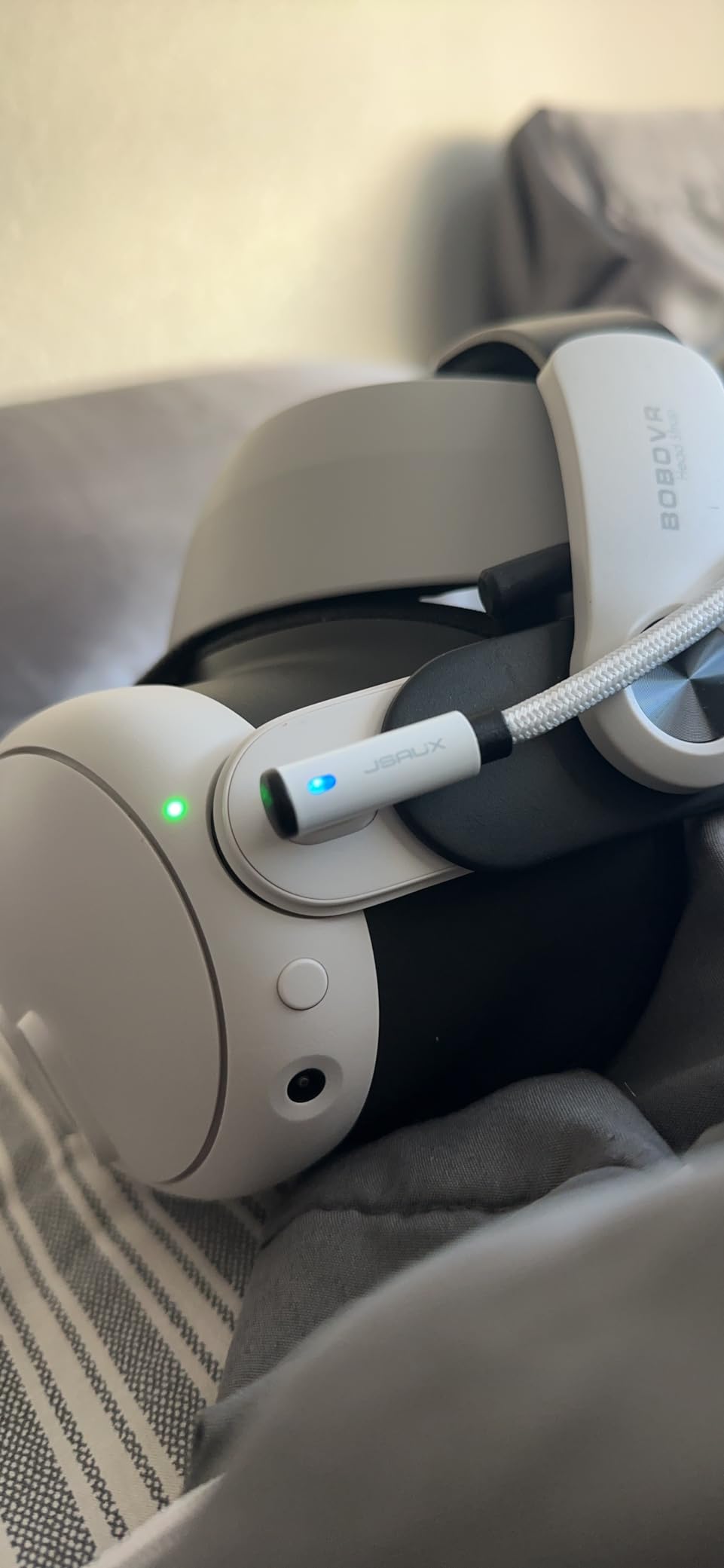 JSAUX Link Cable 16FT with Charging Compatible with Meta Quest 3S/Quest3/2/Pro Accessories【 Charging While Playing】 USB 3.0 High Speed Data Compatible with Oculus 3S/3/2/Pro, Pico 4, PC VR, Steam VR - Customer Photo 1