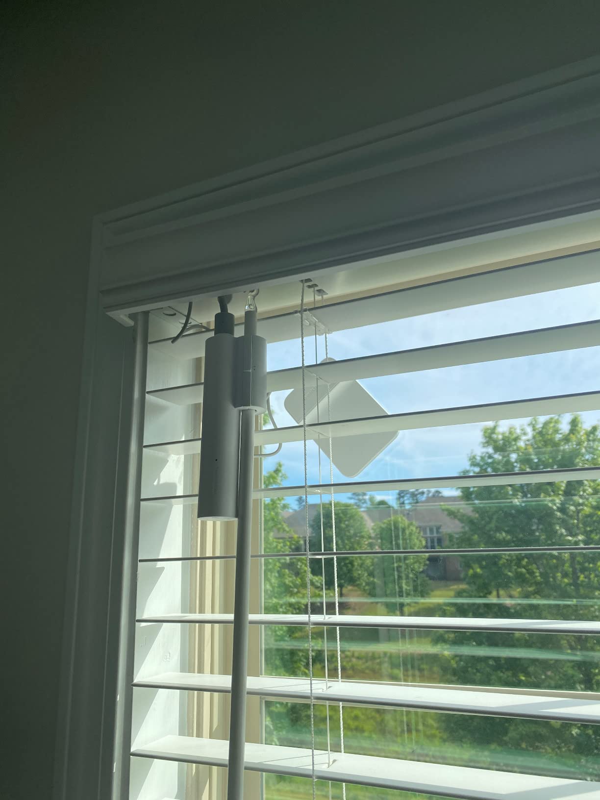 SwitchBot Blind Tilt Motorized Blinds - Smart Electric Blinds, Automatic Blind Opener and Closer, Solar Powered, Light Sensing Control, Add Hub Mini to Make it Compatible with Alexa & Google Home - Customer Photo 4