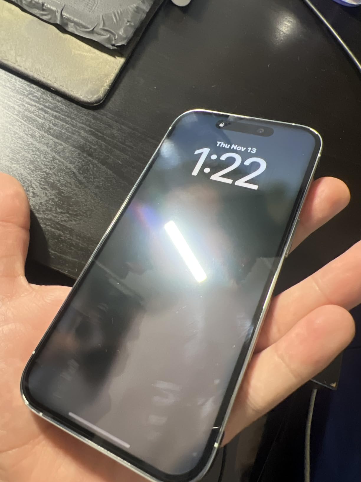 Apple iPhone 14 Pro (Renewed), 128GB, Deep Purple - Unlocked - Customer Photo 2