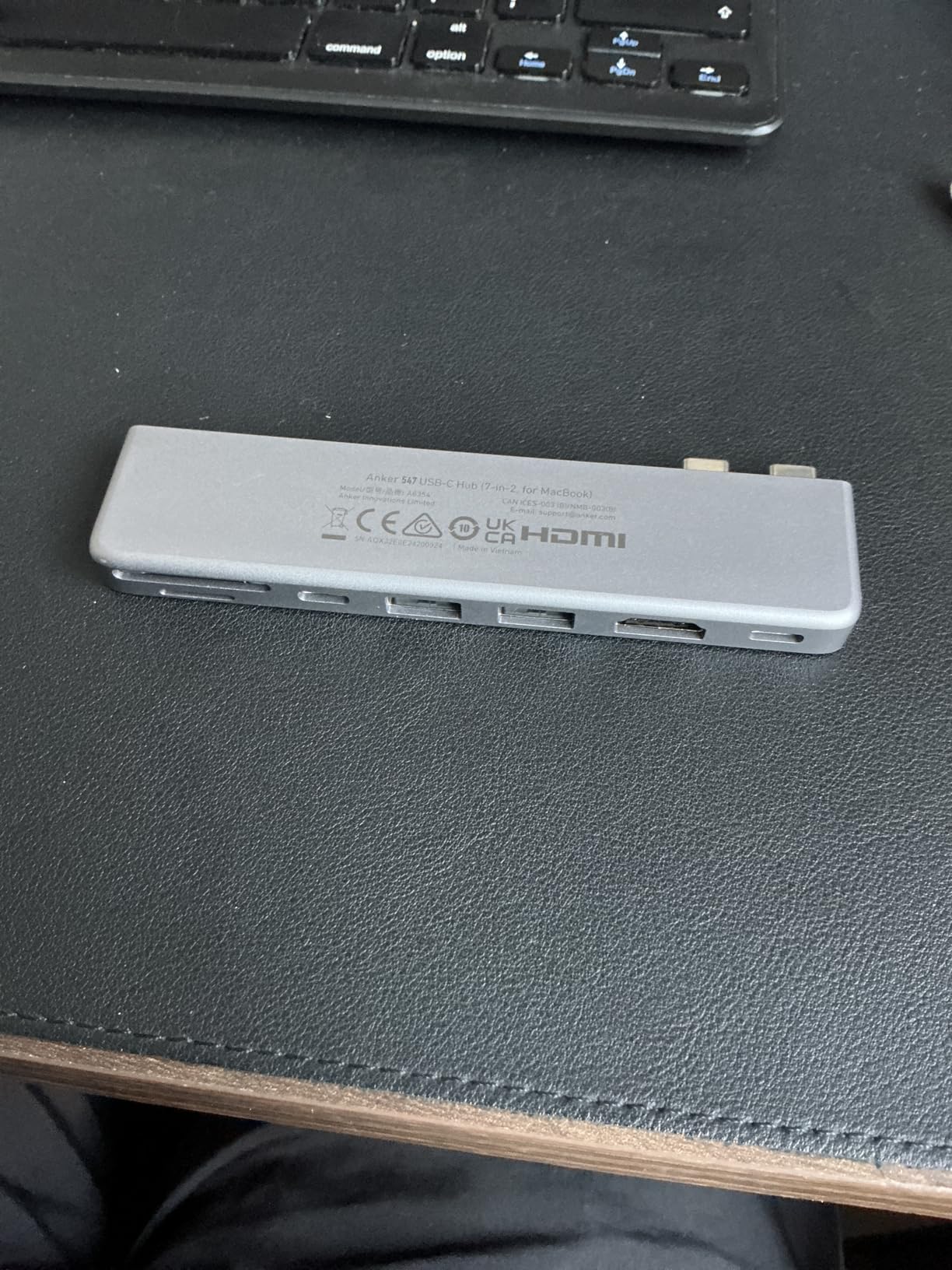 Anker USB C Hub for MacBook, 7-in-2 with 4K@60Hz HDMI, Compatible with Thunderbolt 4, 1 Type C and 2 USB A Data Ports for MacBookPro 13 Inch, MacBookAir M1 / M2, and More - Customer Photo 2