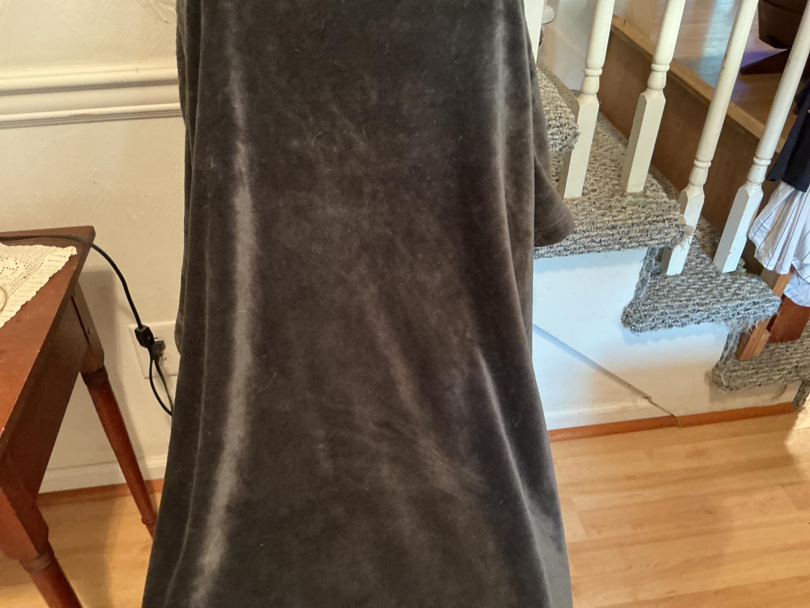 Bedsure GentleSoft Sage Green Throw Blanket for Couch - Checkered Fleece Blankets Christmas Gifts for Women Men Girls, Cute Soft Cozy Throw for Bedroom Home Decor Gifts, 50x60 Inches - Customer Photo 3