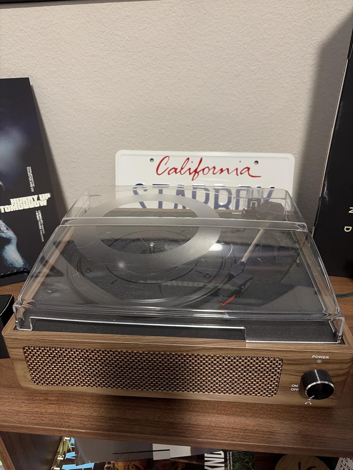 Vinyl Record Player with Speakers Vintage Turntable for Vinyls Records Belt-Driven Turn Table Support 3-Speed, Wireless Playback, Headphone, AUX-in, RCA Line LP Phonograph for Sound Enjoyment Black Customer Review Vinyl Record Player with Speakers Vintage Turntable for Vinyls Records Belt-Driven Turn Table Support 3-Speed, Wireless Playback, Headphone, AUX-in, RCA Line LP Phonograph for Sound Enjoyment Black - Customer Photo 2