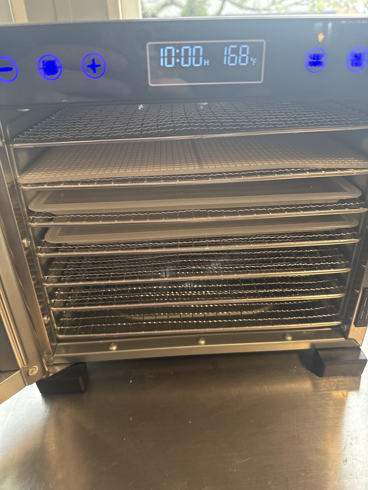 Magic Mill Pro Food Dehydrator Machine | 7 Stainless Steel Trays | Dryer for Jerky, Dog Treats, Herb, Meat, Beef, Fruit | Keep Warm Function, Digital Timer and Temperature Control, ETL Approved - Customer Photo 1