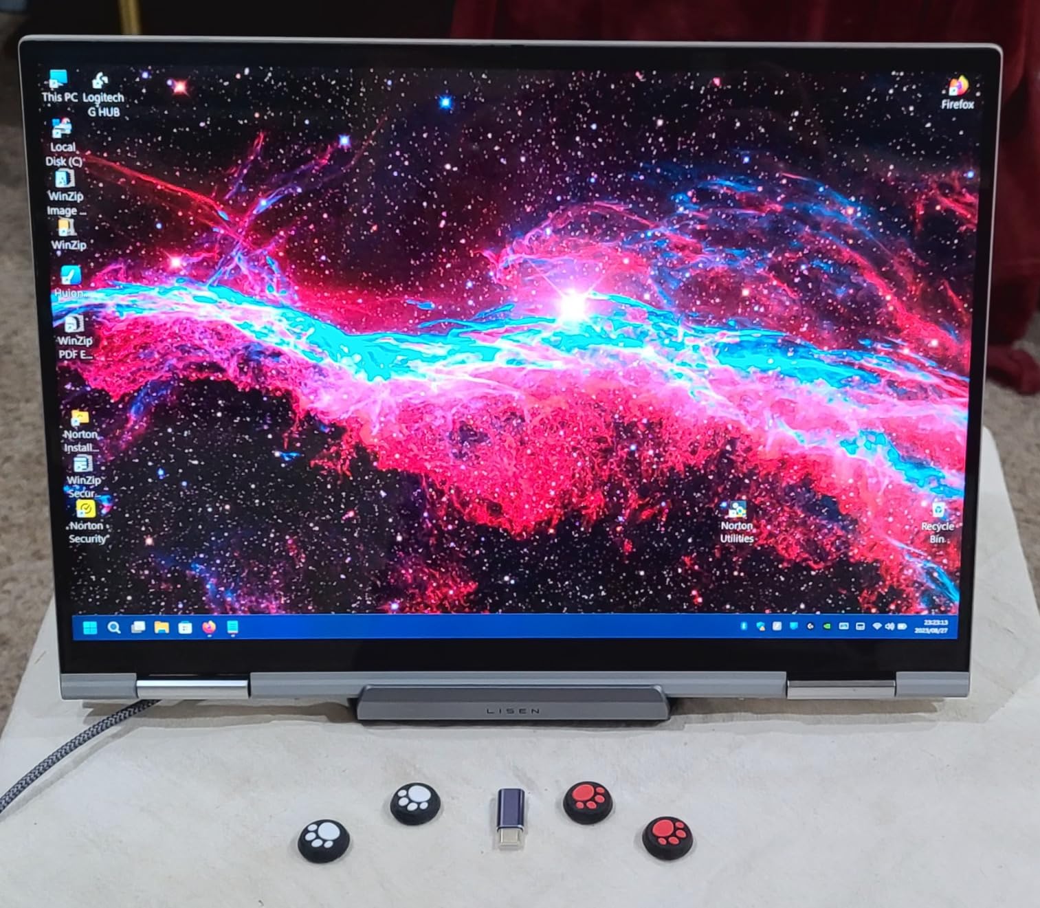 LISEN 10-IN-1 Docking Station for Steam Deck OLED&ROG Ally X&Legion Go, Dual Cooling Fan 5 USB Ports and 4K@60Hz, 100W Charging Port Support ROG Ally 30W Mode, Gigabit Ethernet Fit for Steam Deck OLED - Customer Photo 3