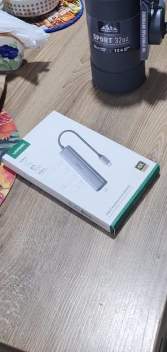 UGREEN USB C Hub 5 in 1 Multiport Adapter Revodok 105 4K HDMI, 100W Power Delivery, 3 USB-A Data Ports, USB C Dongle for MacBook Pro/Air, iPad Pro, iMac, iPhone 16 Pro/Pro Max, XPS, Thinkpad - Customer Photo 1