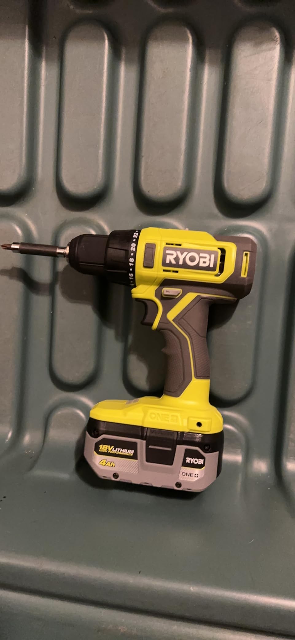 RYOBI ONE+ 18V Cordless 1/2 in. Drill/Driver (Tool Only) PCL206B Black Green - Customer Photo 1