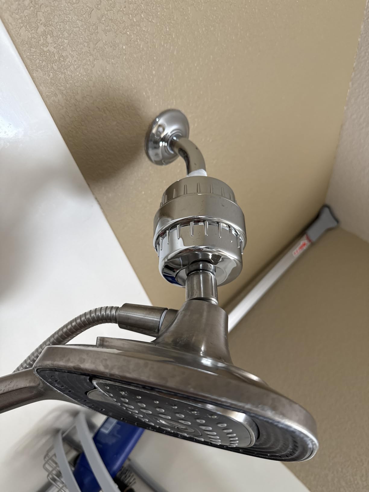 SparkPod Luxury Filtered Shower Head Set 23 Stage Shower Filter - Reduces Chlorine and Heavy Metals - High Pressure Showerhead Filter (6